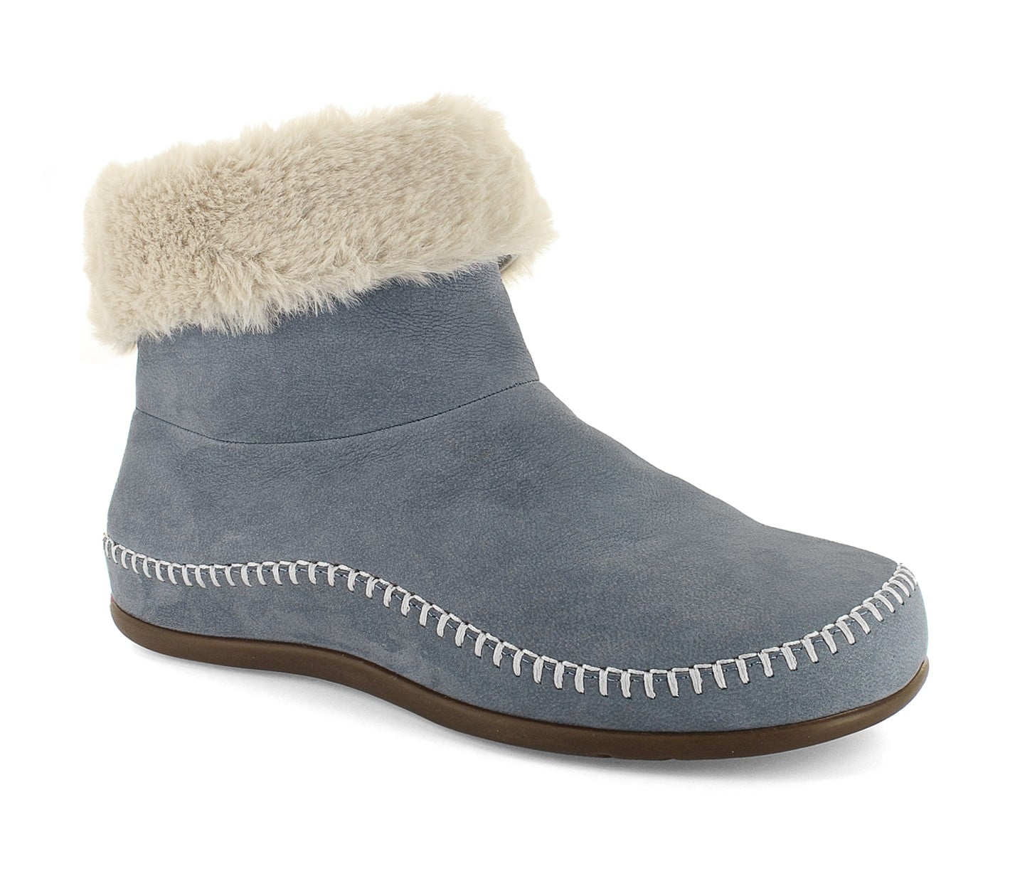 Strive Women's Slipper Boot - Aspen - Supportive - Cozy in Denim