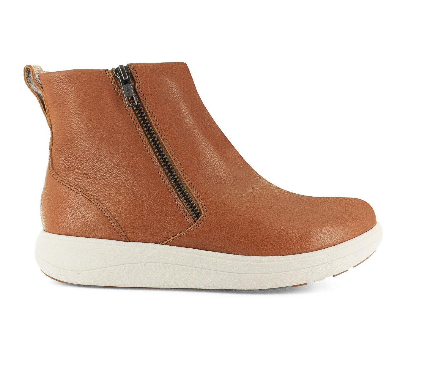 Strive Bamford II Women's Water Resistant Boot with Side Zipper - Rust - Side