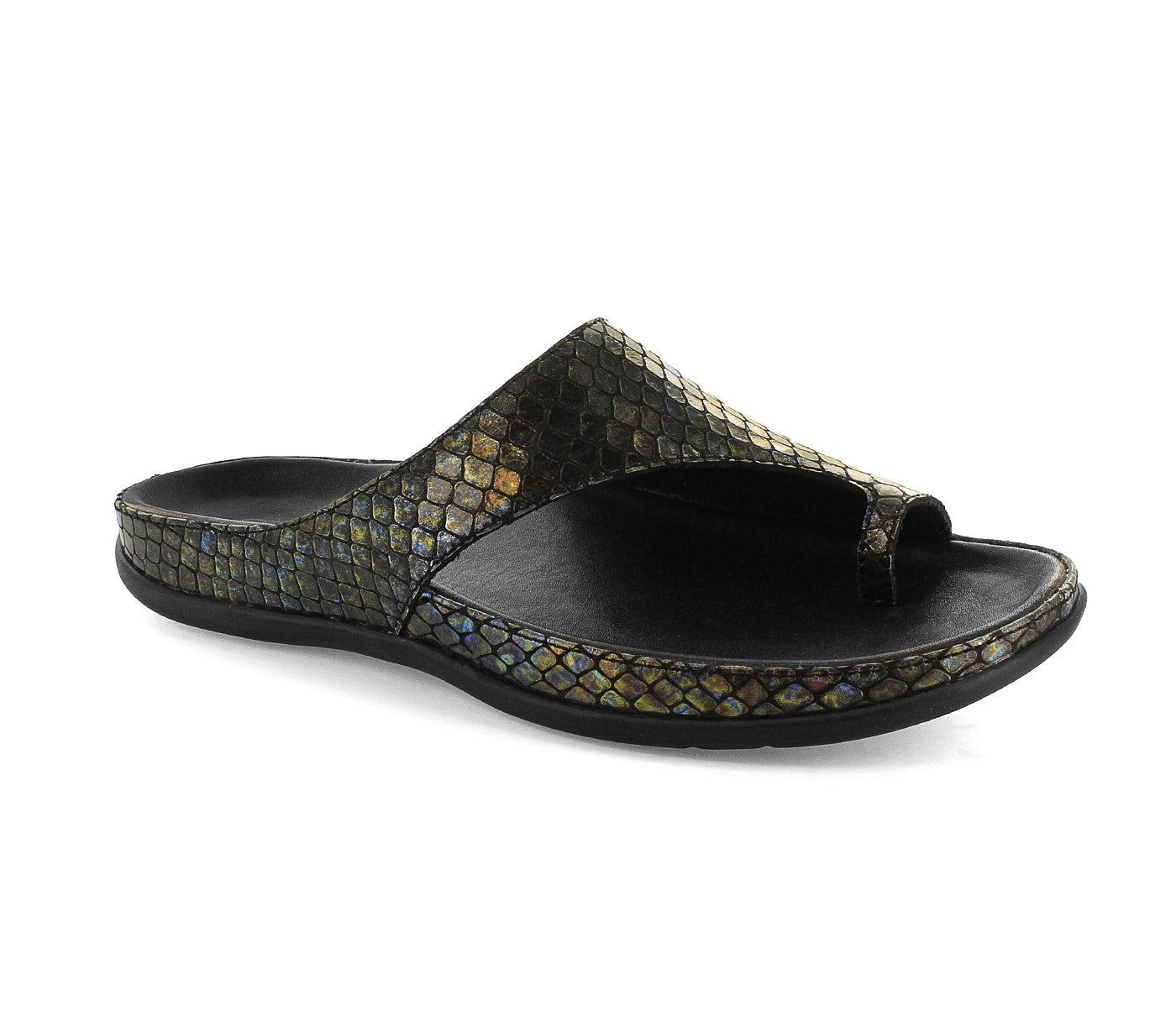 Strive Capri II - Women\'s Comfort Sandal with Arch Support - Black - Angle