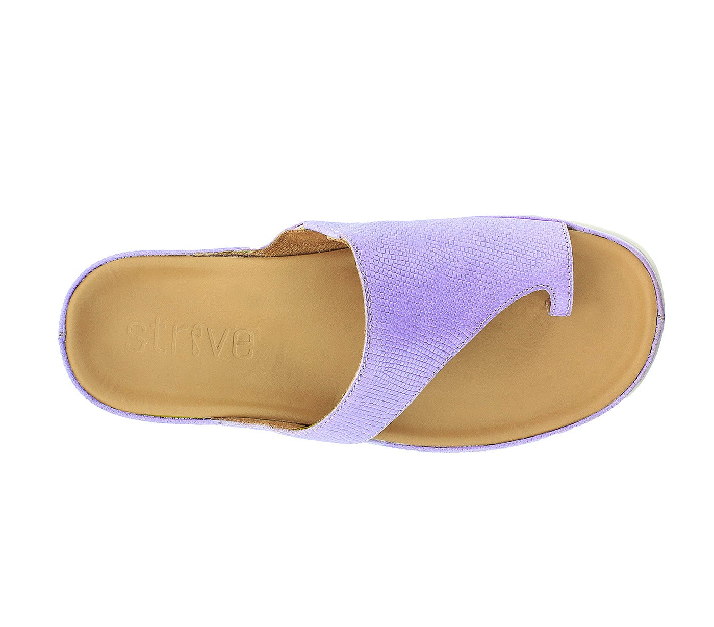 Strive Capri II - Women\'s Comfort Sandal with Arch Support - Lavender - Overhead