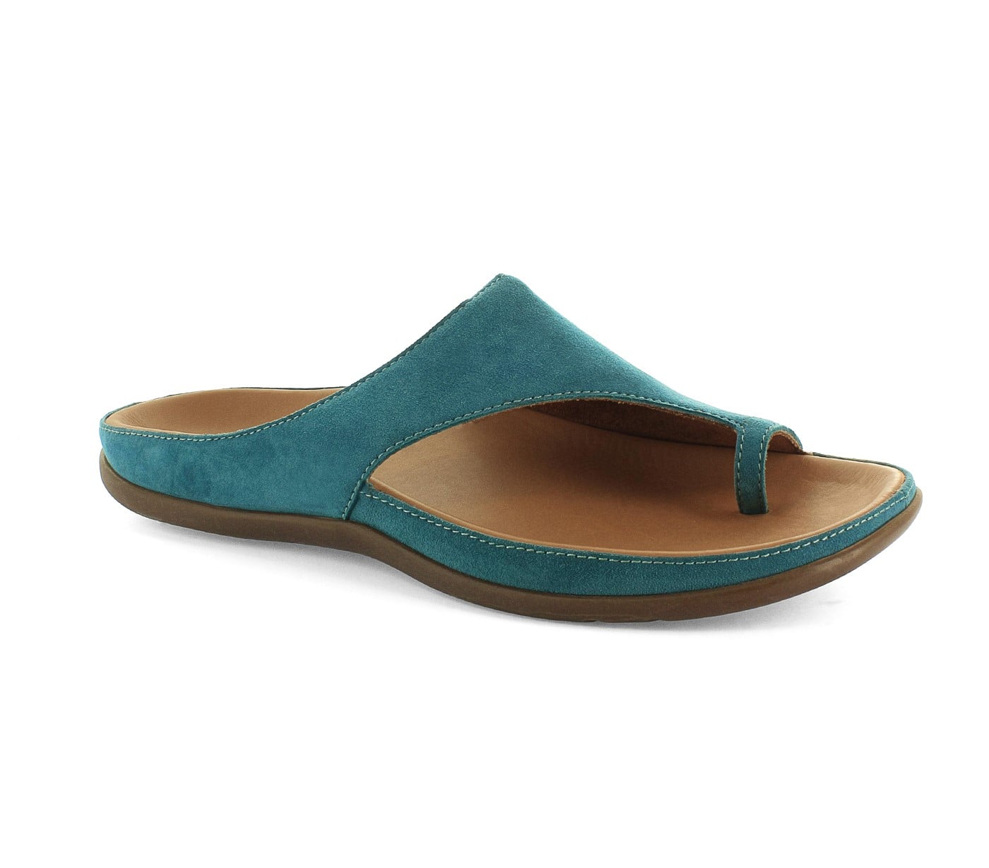 Strive Capri II - Women\'s Comfort Sandal with Arch Support - Teal - Angle