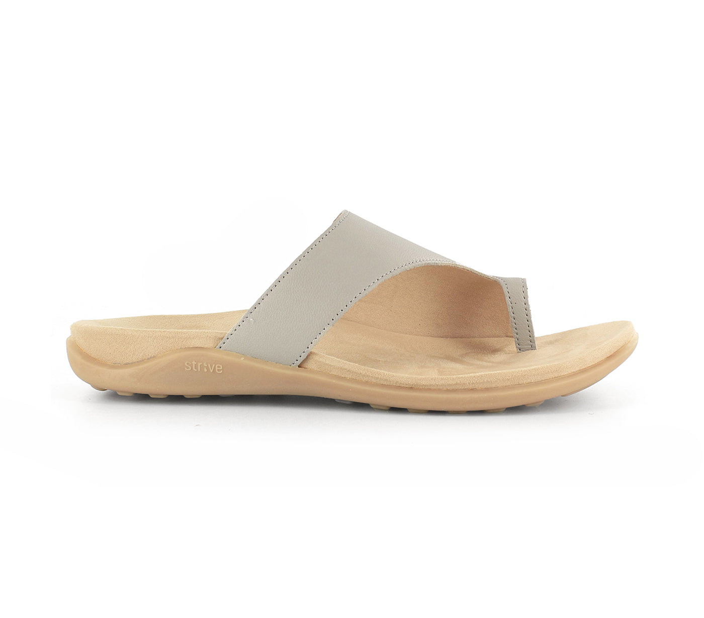 Strive Capri III Women's Supportive Sandal - Latte - Side