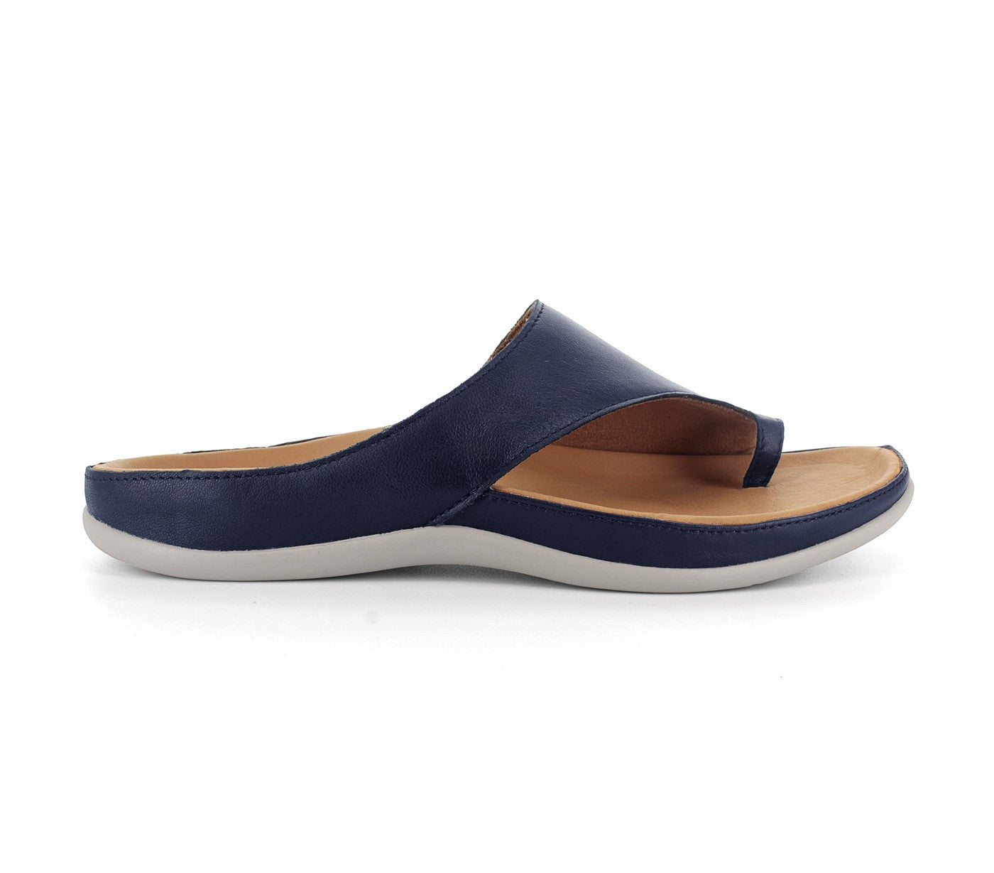 Strive Capri II - Women\'s Comfort Sandal with Arch Support - Navy - Side