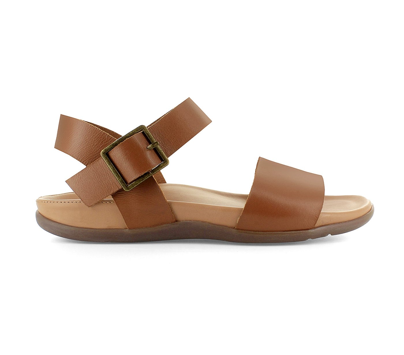 Strive Cara - Women\'s Slip on Sandal - Tan - Side