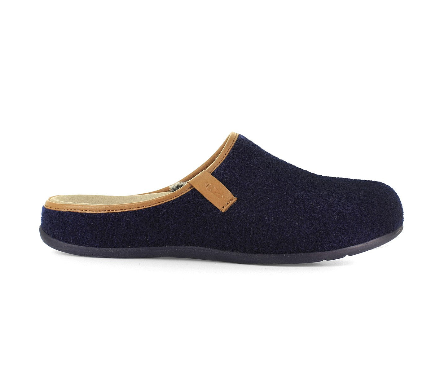 Strive Cologne Men's Arch Supportive Slipper - Navy - Side