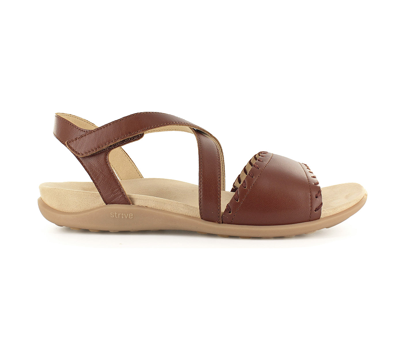Strive Coral Women's Elegant Summer Sandal in Tan