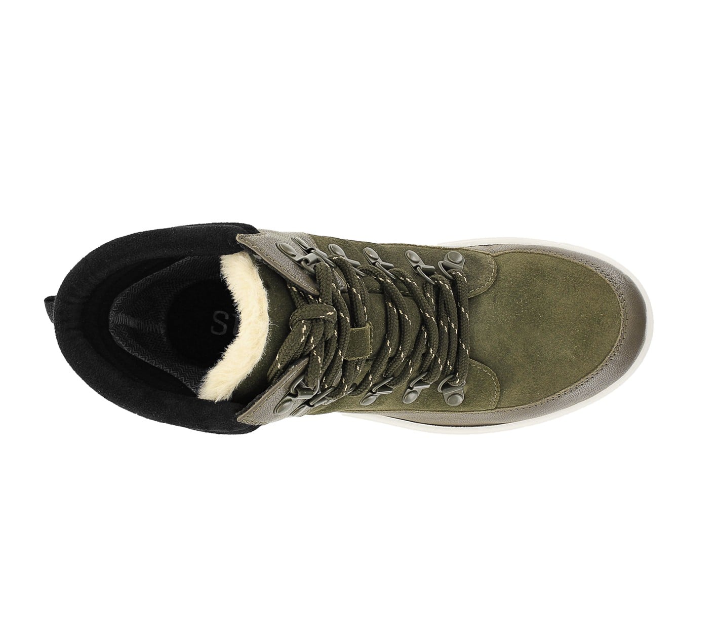 Strive Women's High Top Supportive Boot - Cotswold - Waterproof - Leather - Olive - Overhead