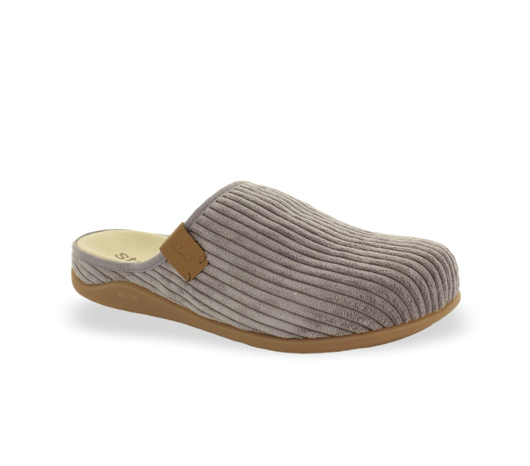 Strive Copenhagen Women's Comfort Supportive Slipper in Mushroom