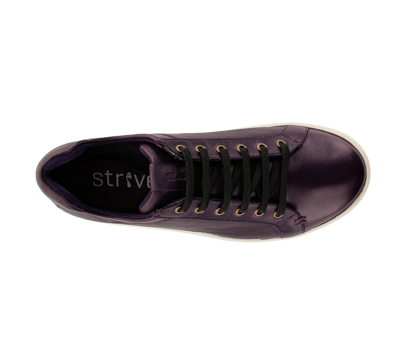 Strive Dakota Women's Lace-up Sneaker - Berry - Overhead