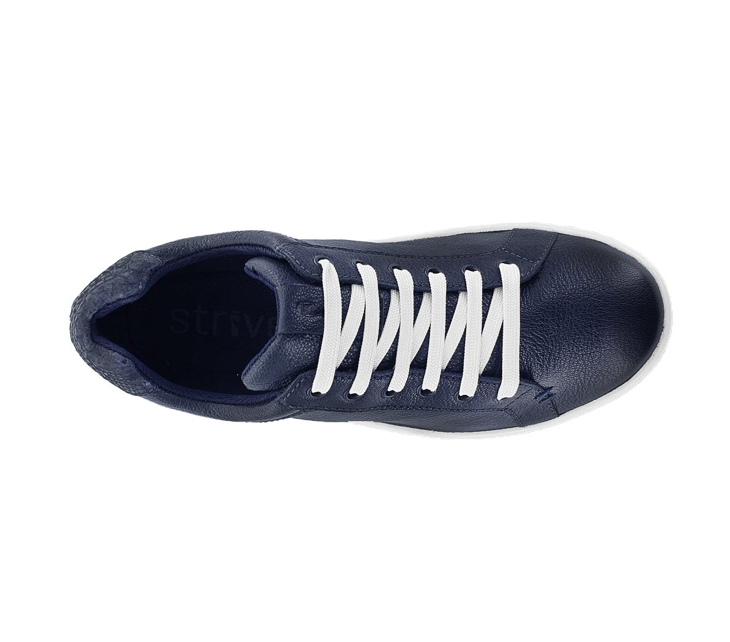 Strive Dakota Women's Lace-up Sneaker - Denim Snake - Overhead