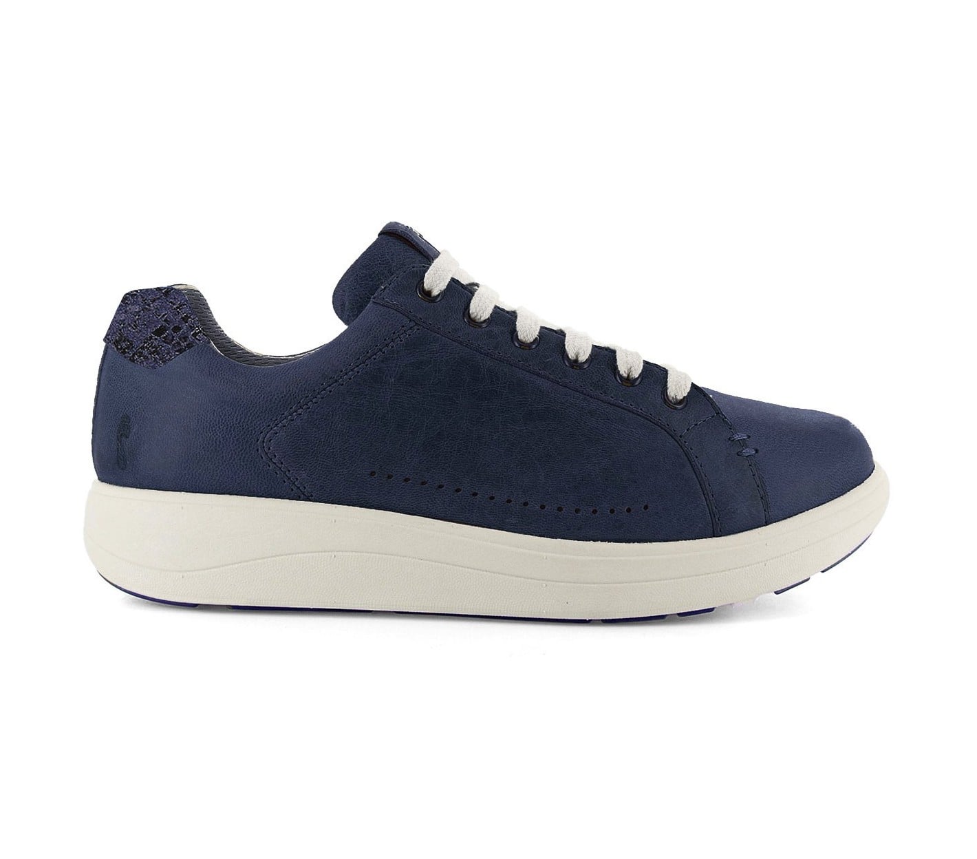 Strive Dakota Women's Lace-up Sneaker - Denim Snake - Side