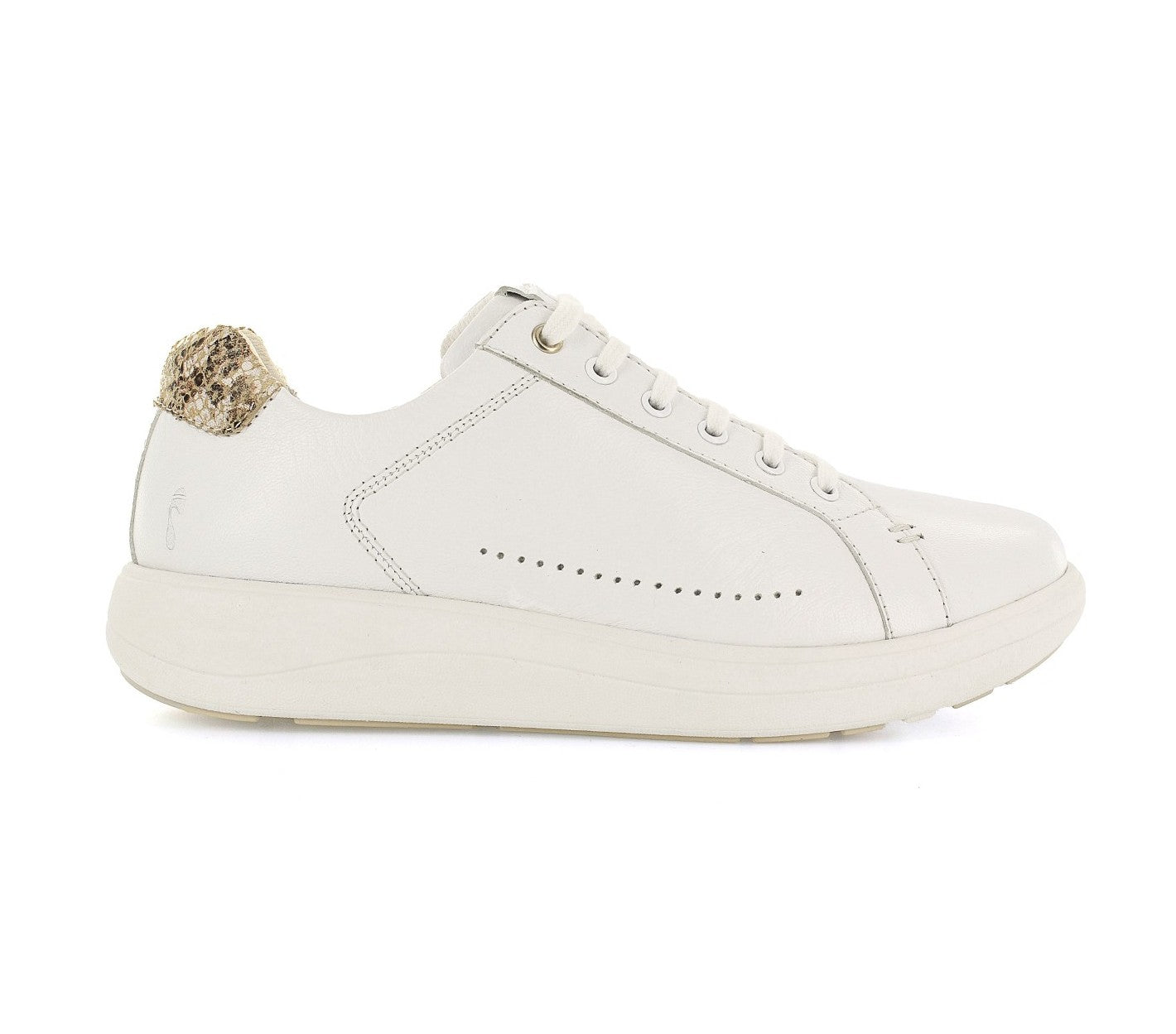 Strive Dakota Women's Lace-up Sneaker - White - Side