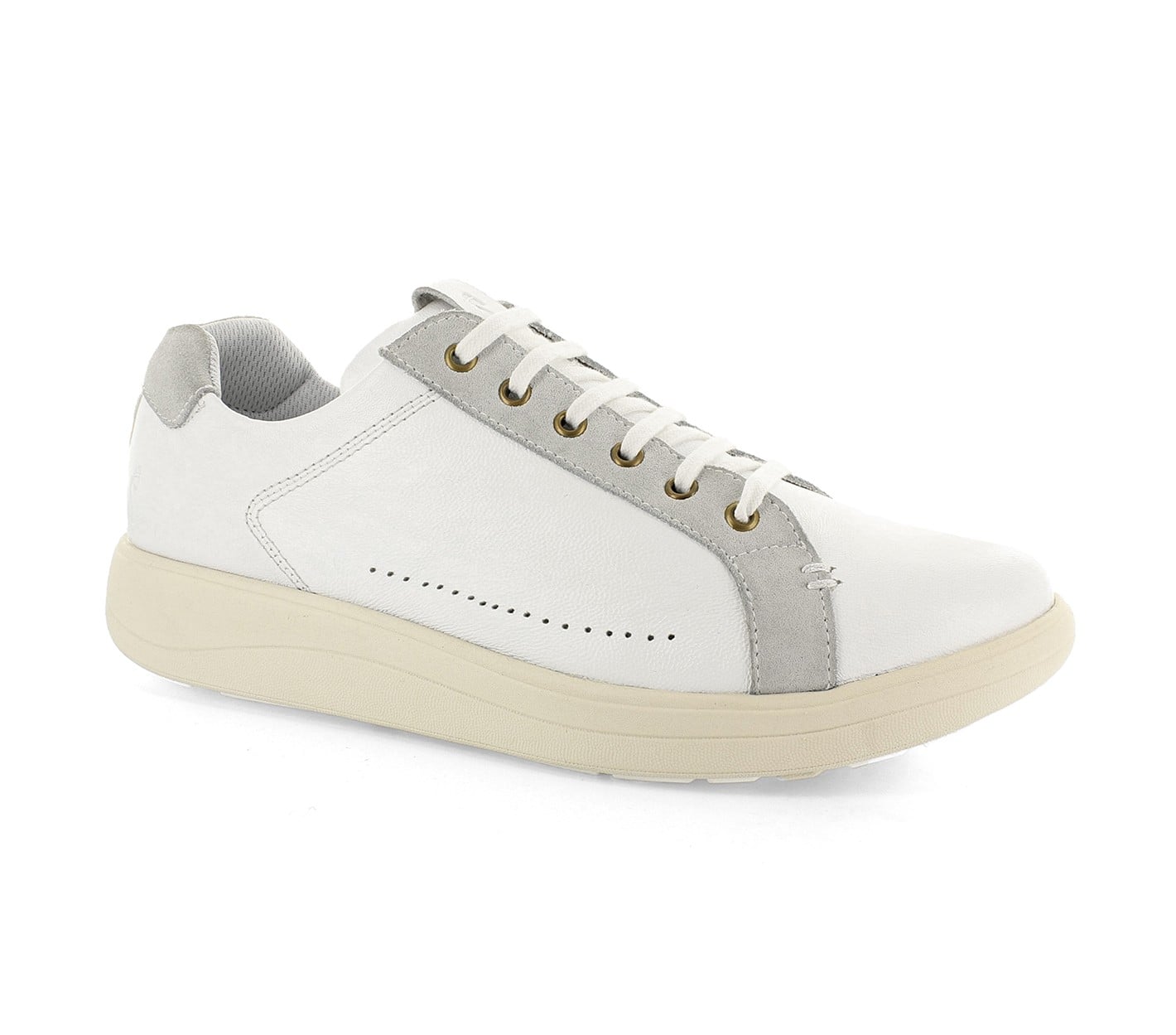 Strive Dakota Women\'s Lace-up Sneaker - White - Angle