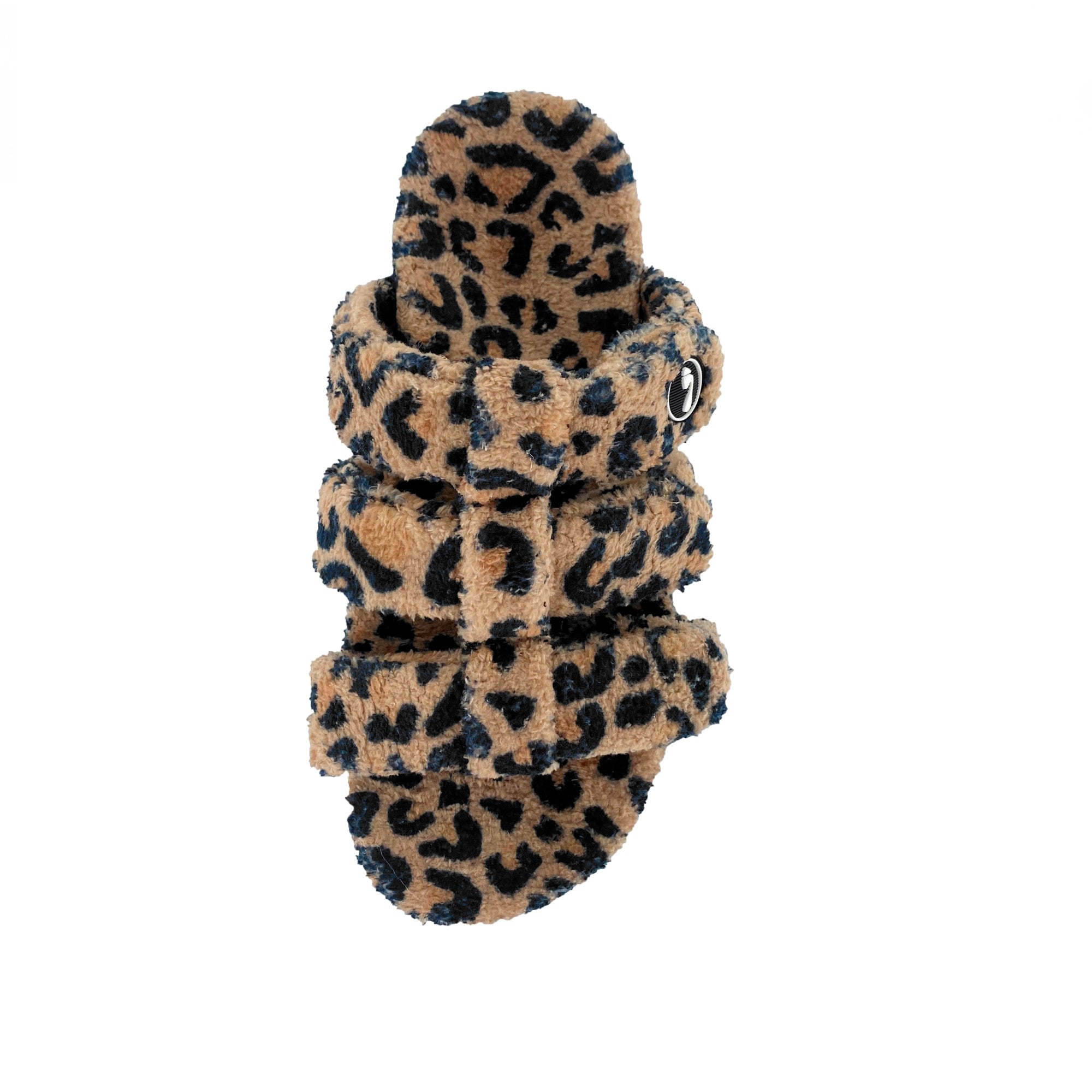 Strive Zella Three Strap Orthotic Support Women's Slipper Sandal - Leopard Top