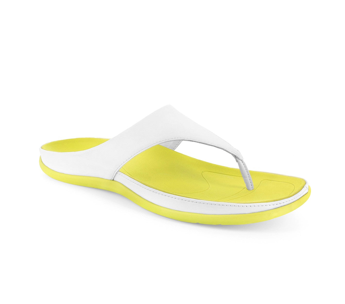 Strive Ilya Women's Supportive Toe-Post Sandals in White