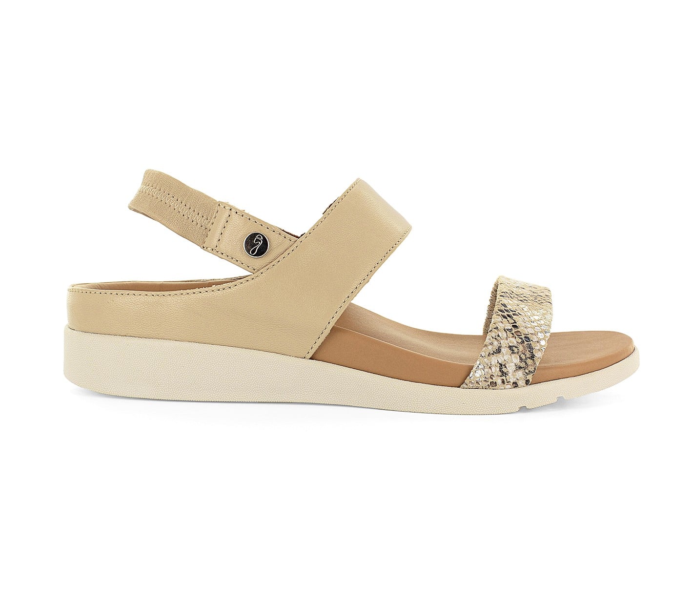 Strive Isla - Women's Supportive Sandals - Almond - Side