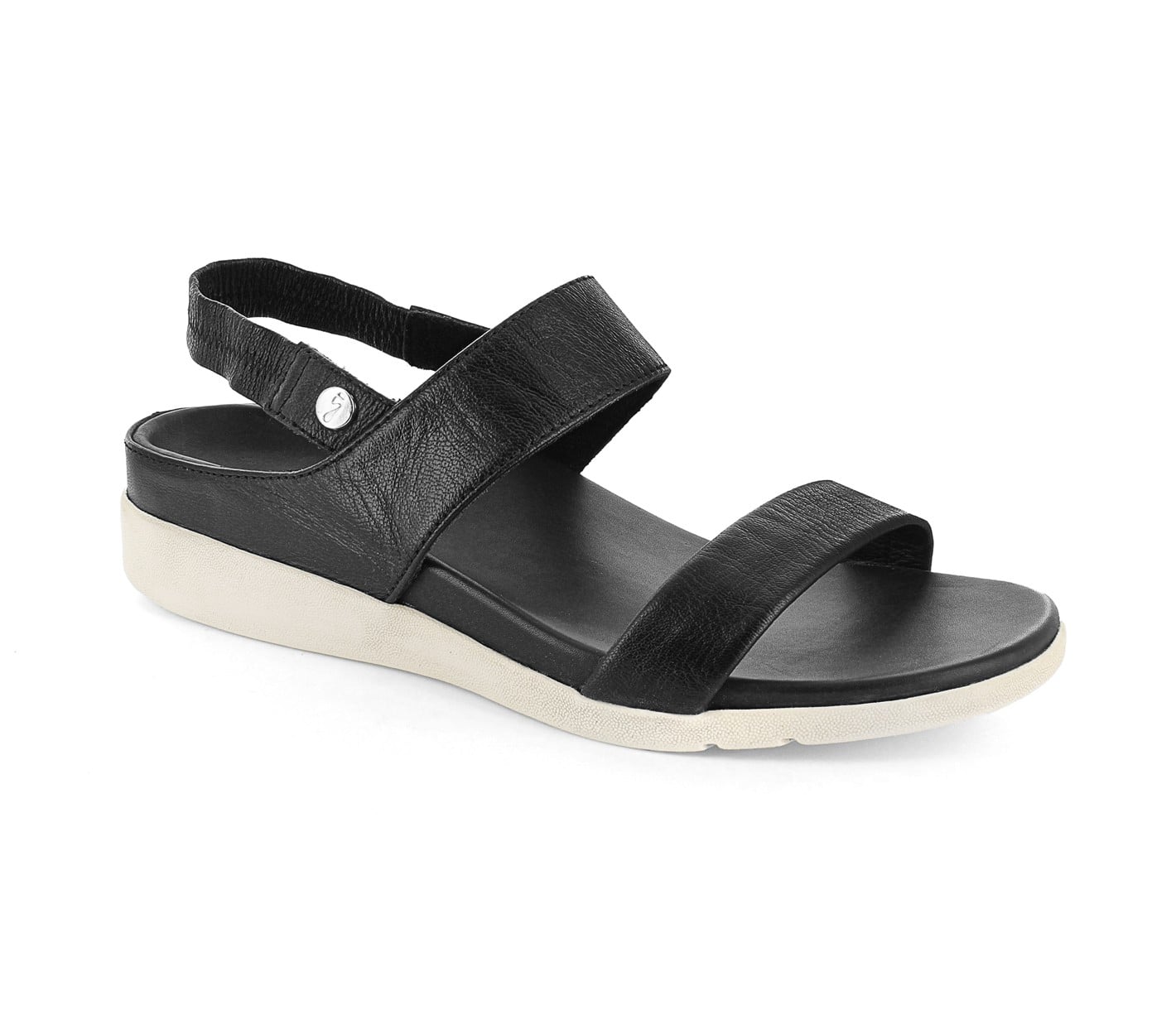 Strive Isla - Women's Supportive Sandals in Black/White