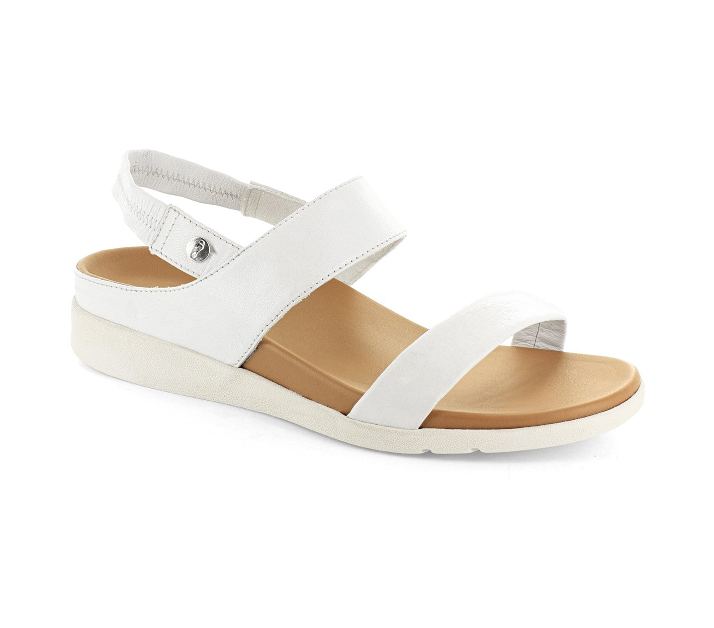 Strive Isla - Women's Supportive Sandals - White - Angle