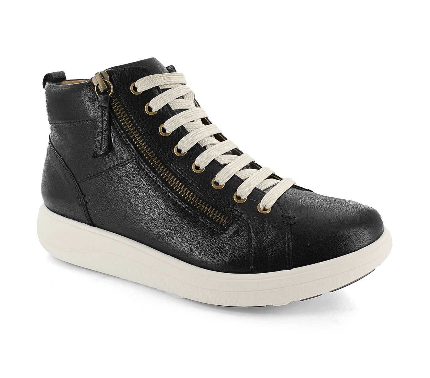 Strive Women's Sneaker Boot - Kensignton - Arch Supportive - Black - Angle