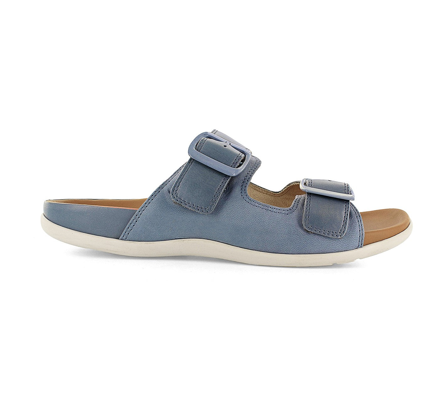Strive Largo Women\'s Adjustable Strap Slide Sandal - Denim - Side