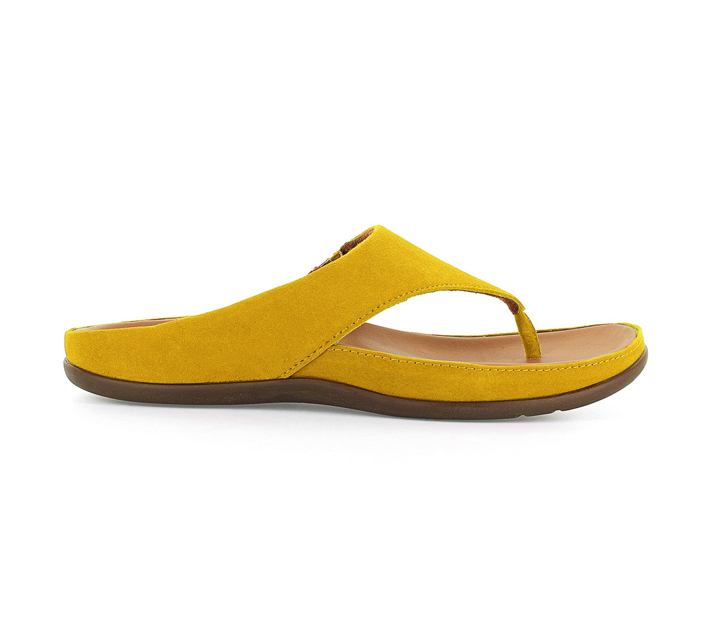 Strive Maui - Women's Supportive Thong Sandals - Amber - Side
