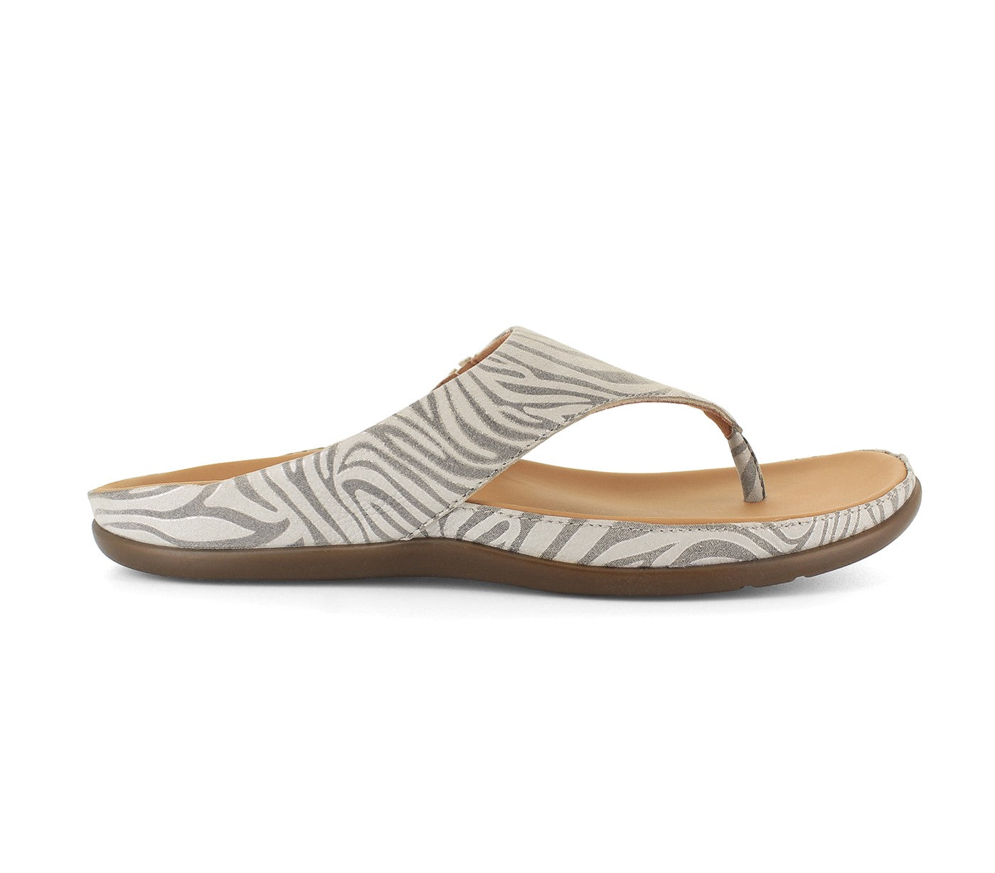 Strive Maui Women's Comfortable and Arch Supportive Sandals - Almond - Side