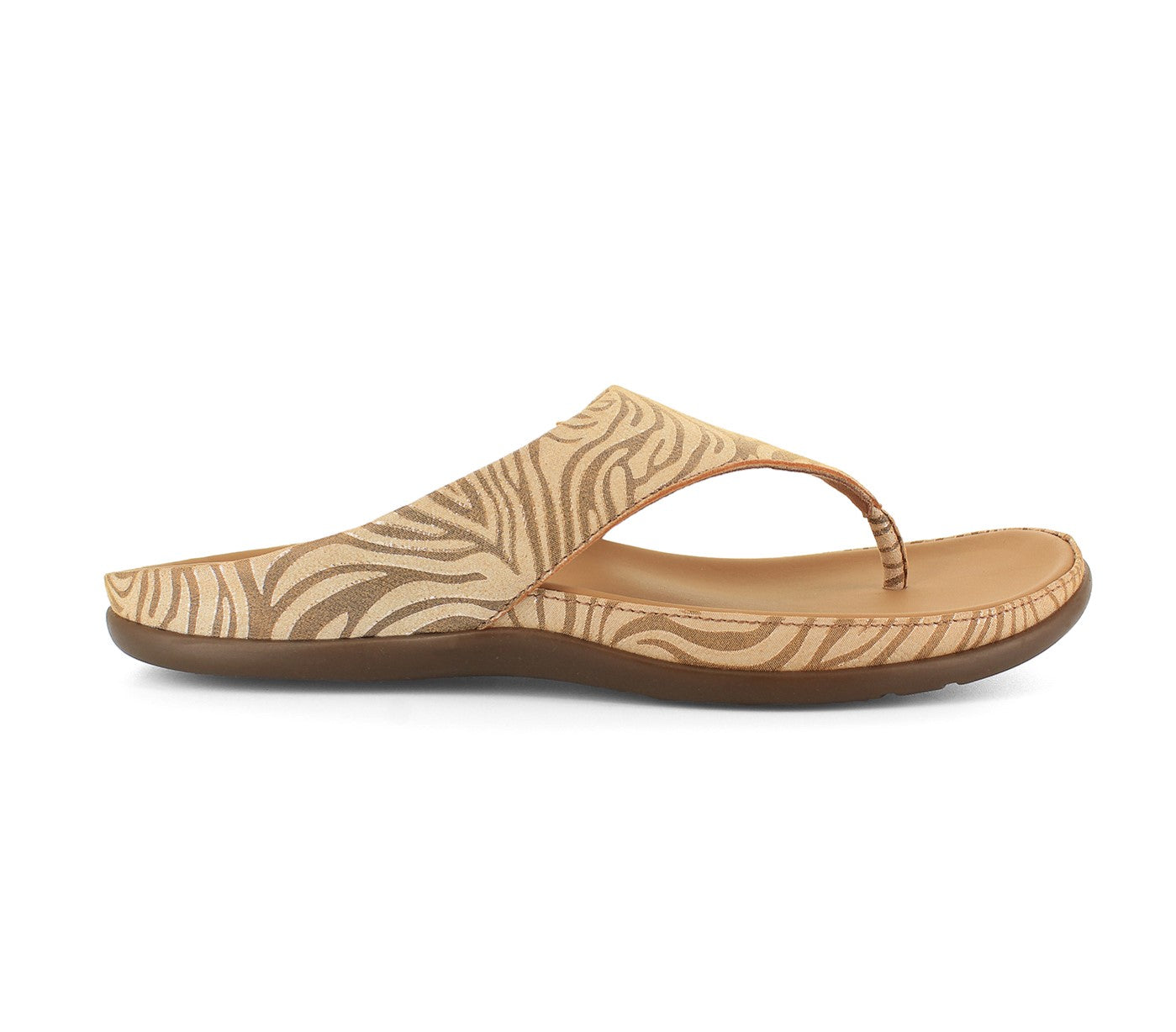 Strive Maui Women's Comfortable and Arch Supportive Sandals - Tan - Side