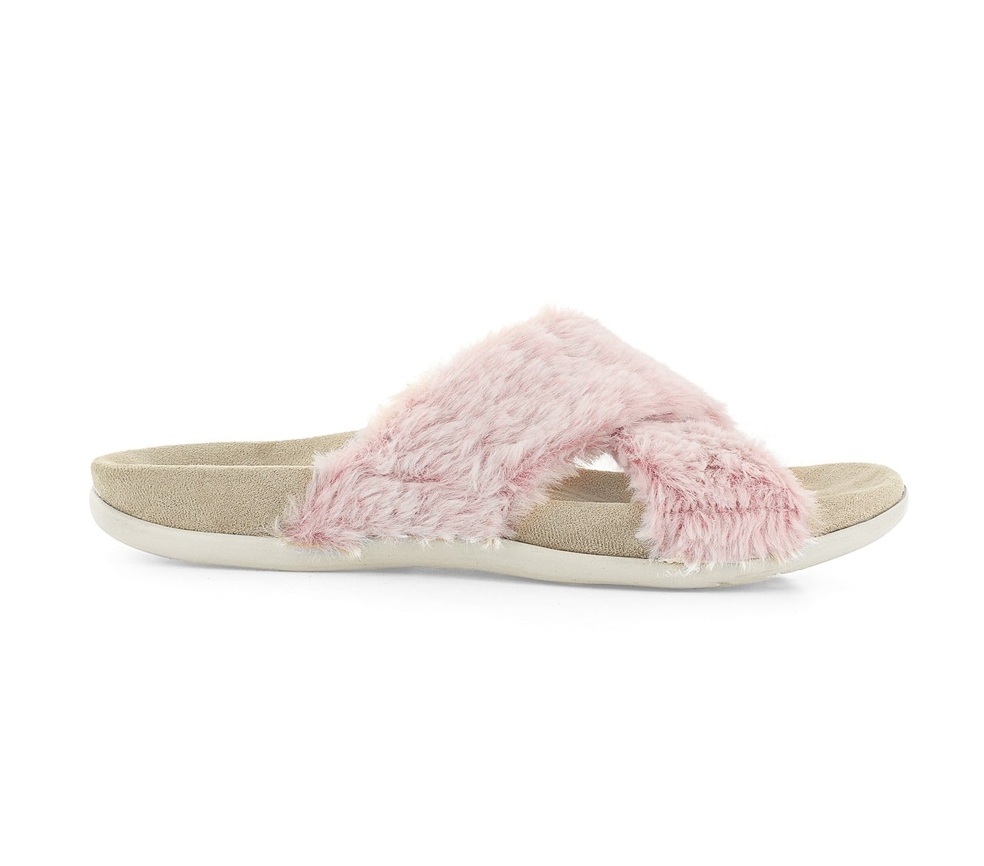 Strive Nora Women\'s Slip-on Supportive Sandal - Pink - Side