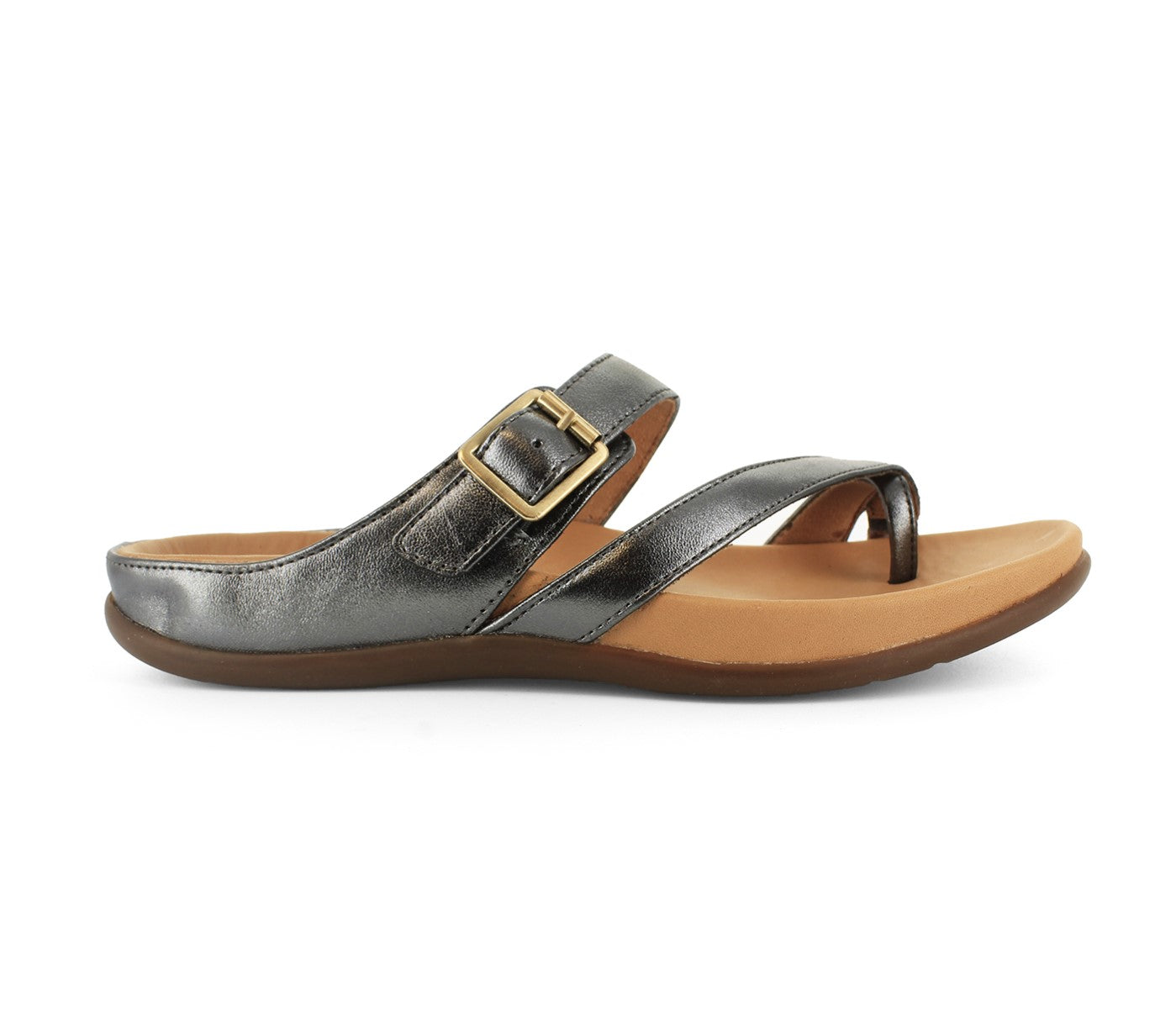 Strive Nusa Women's Comfortable and Arch Supportive Sandals - Anthracite - Side