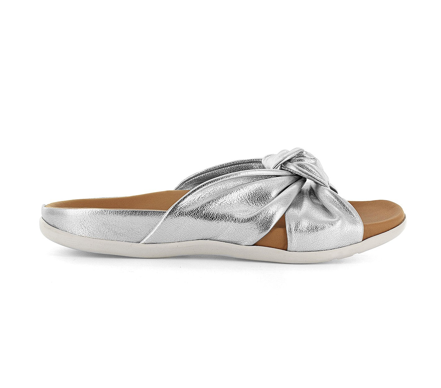 Strive Sicily Women\'s Slide Sandals - Silver - Side