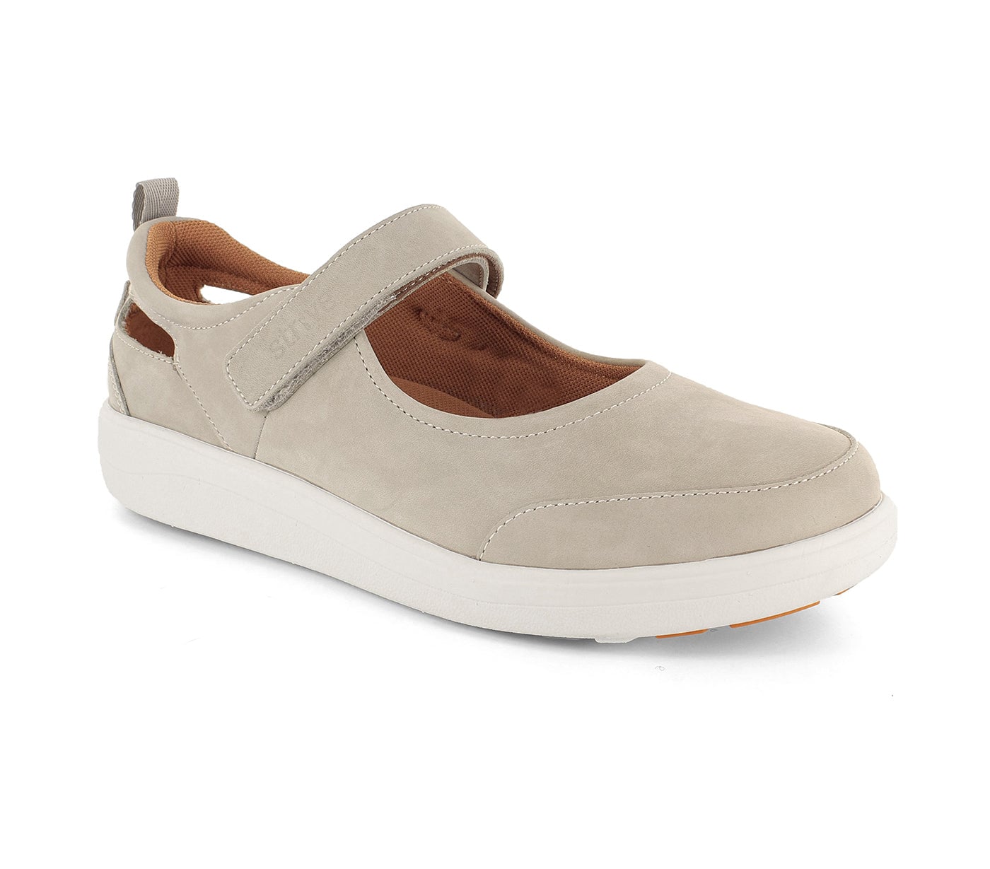 Strive Skip Women's Supportive Mary Jane Pump in Latte