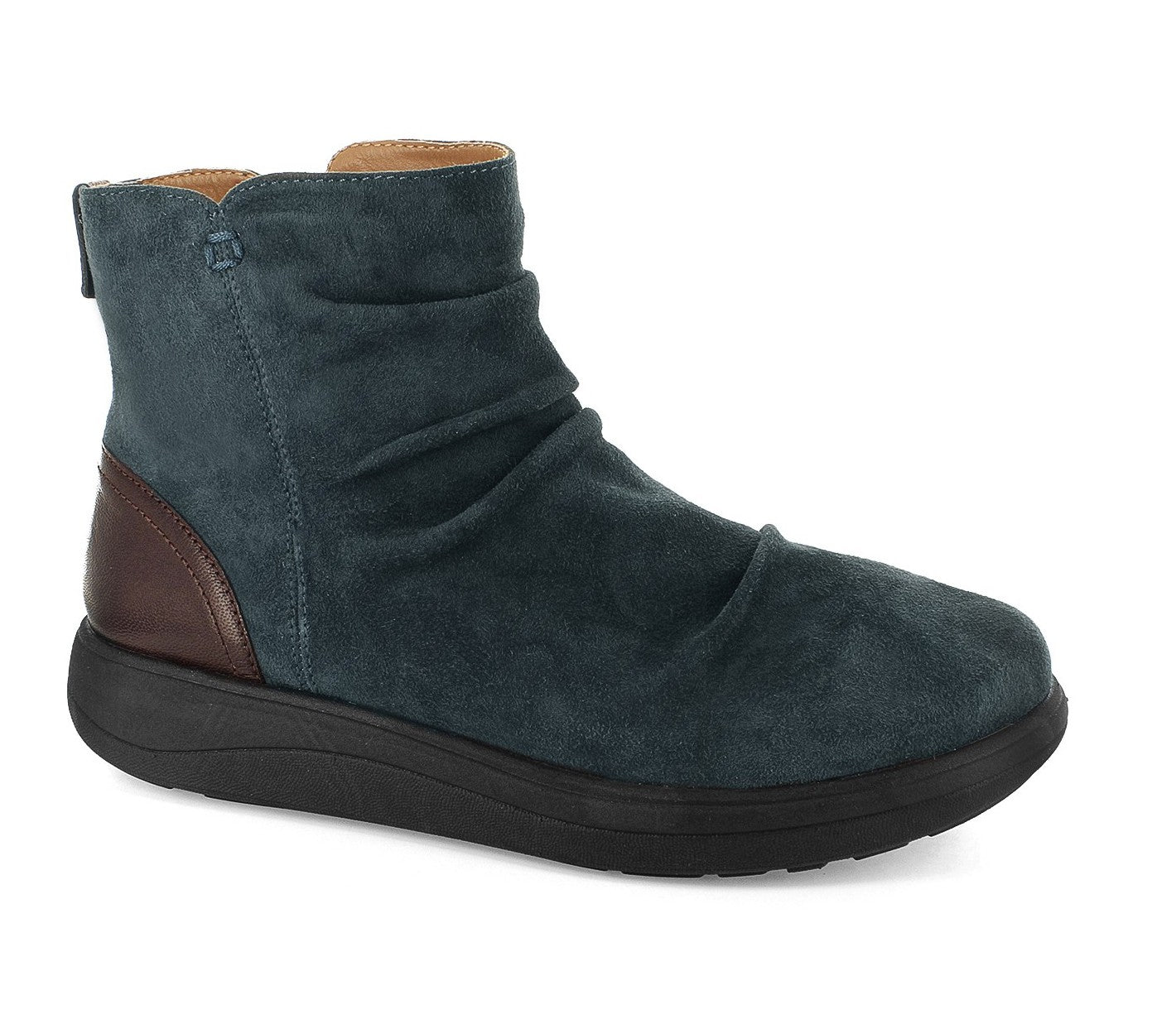 Strive Tempo Women's Comfort Ankle Boot - Navy - Angle