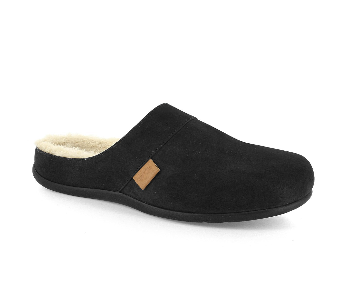 Strive Vienna Women's Supportive Slippers -  strive footwear VIENNA All Black Angled
