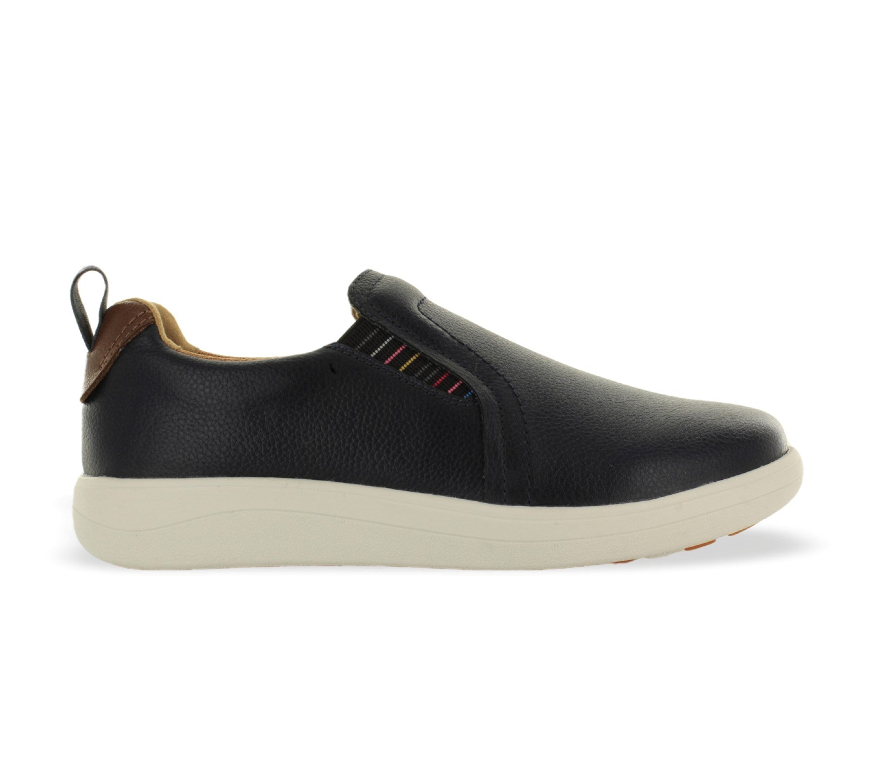 Strive Valerie Women's Casual Comfort Slip-on Shoe - Strive Footwear Valerie Denim Lateral