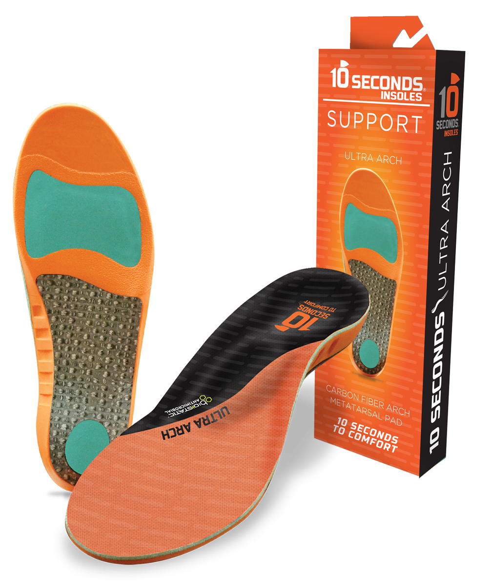 10 Seconds Ultra Arch Support Insoles - View 1