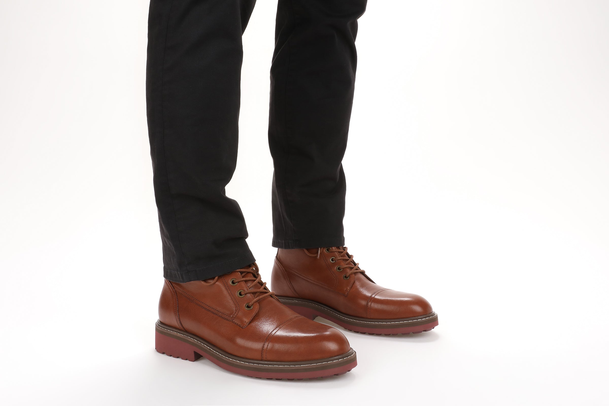 Vionic Livermore Men's Ankle Boot - Tan 6 Lifestyle