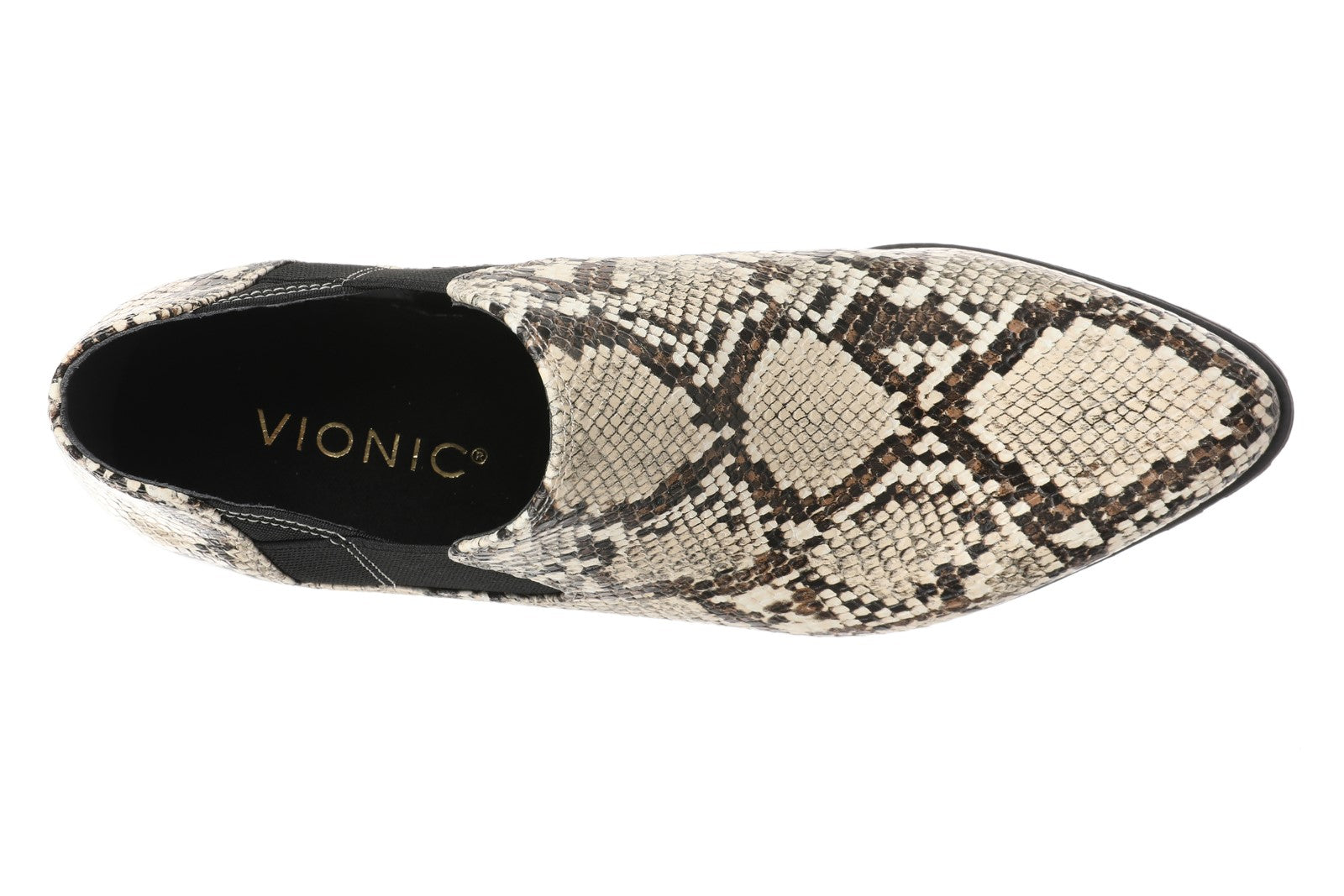 Vionic Belmont Women's Supportive Shooties Short Boot - Shorty 3 Ivory Multi