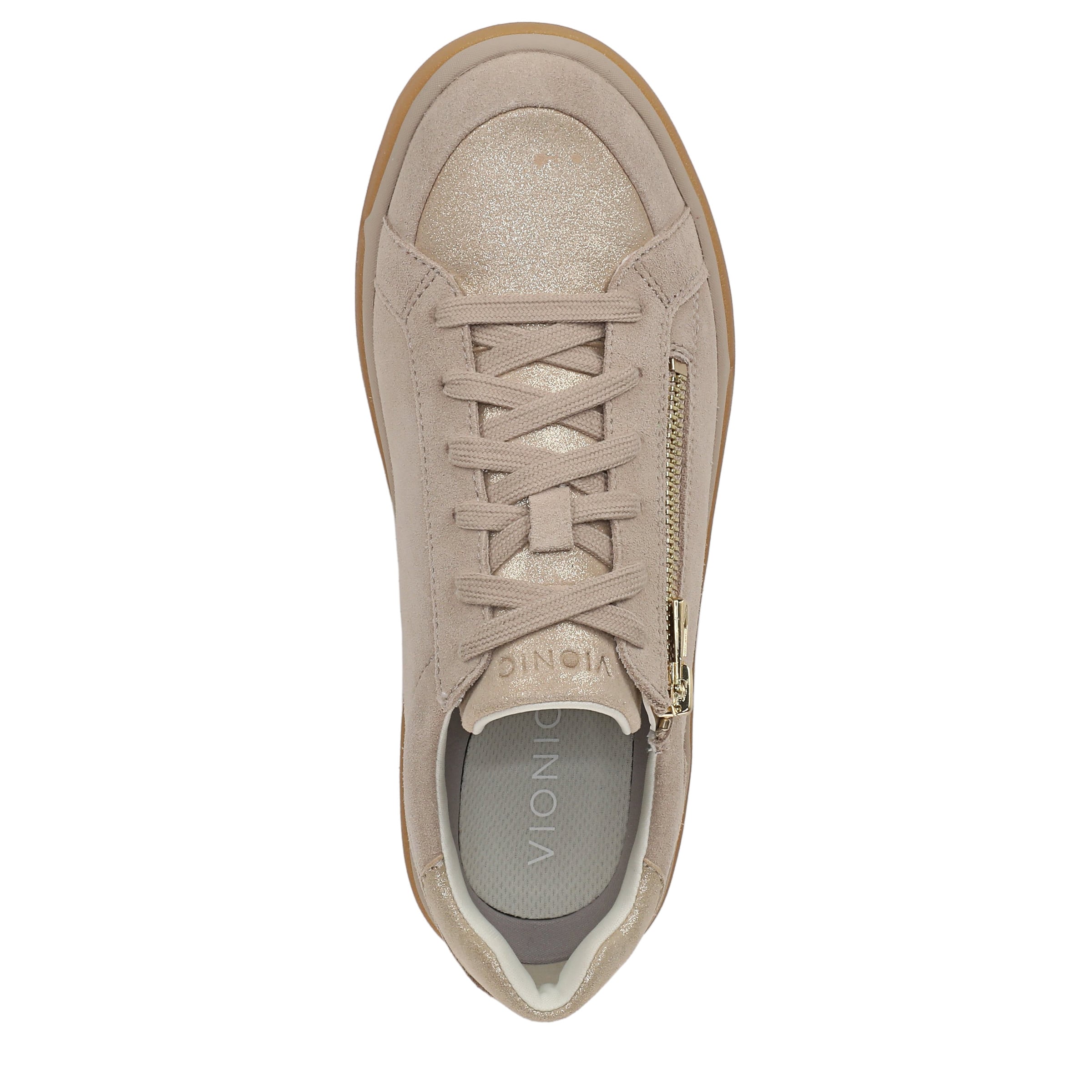 Vionic J9617L6251 - Lucid Beige/Gold Leather - Top View