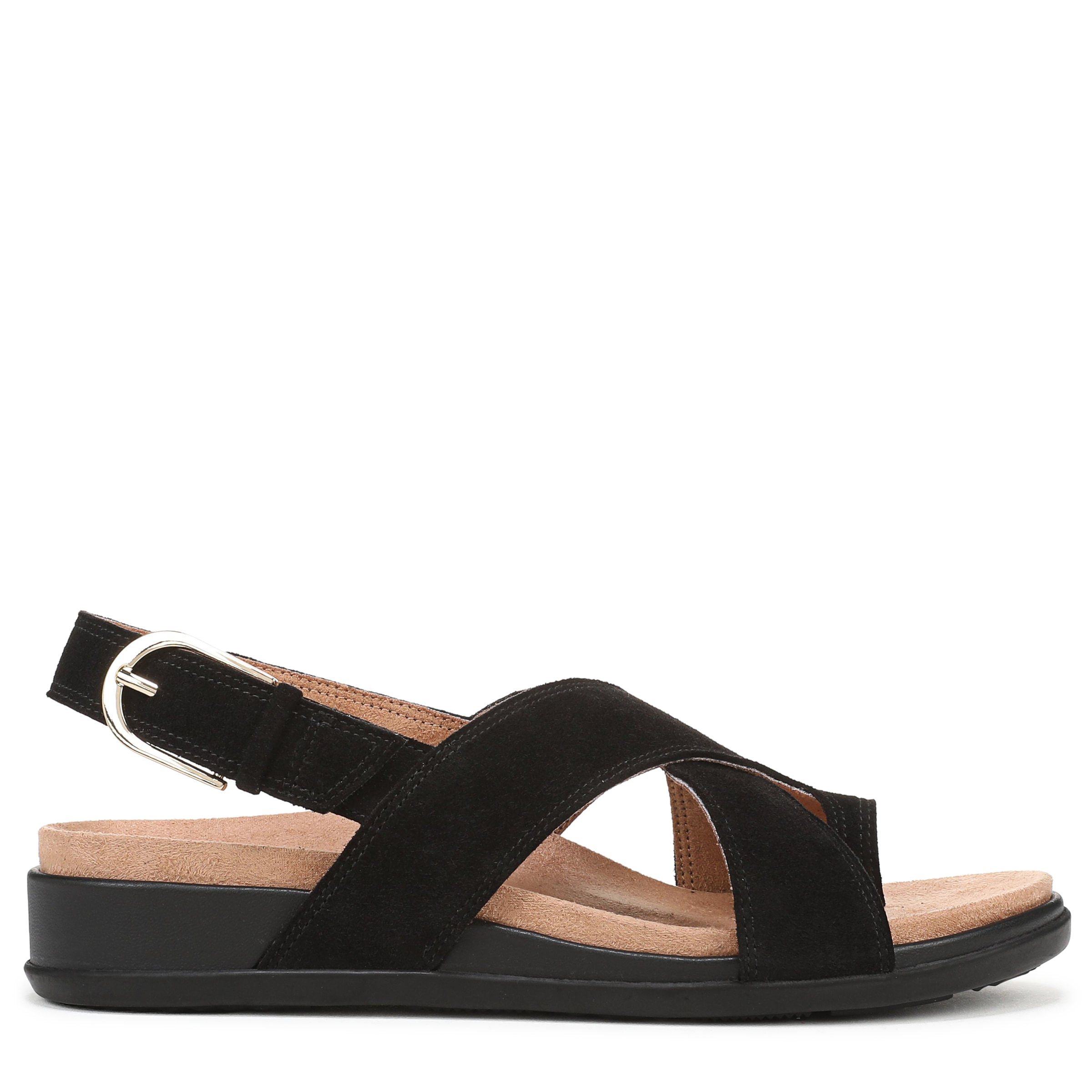Vionic K1812L3002 - Black Suede - Side Profile