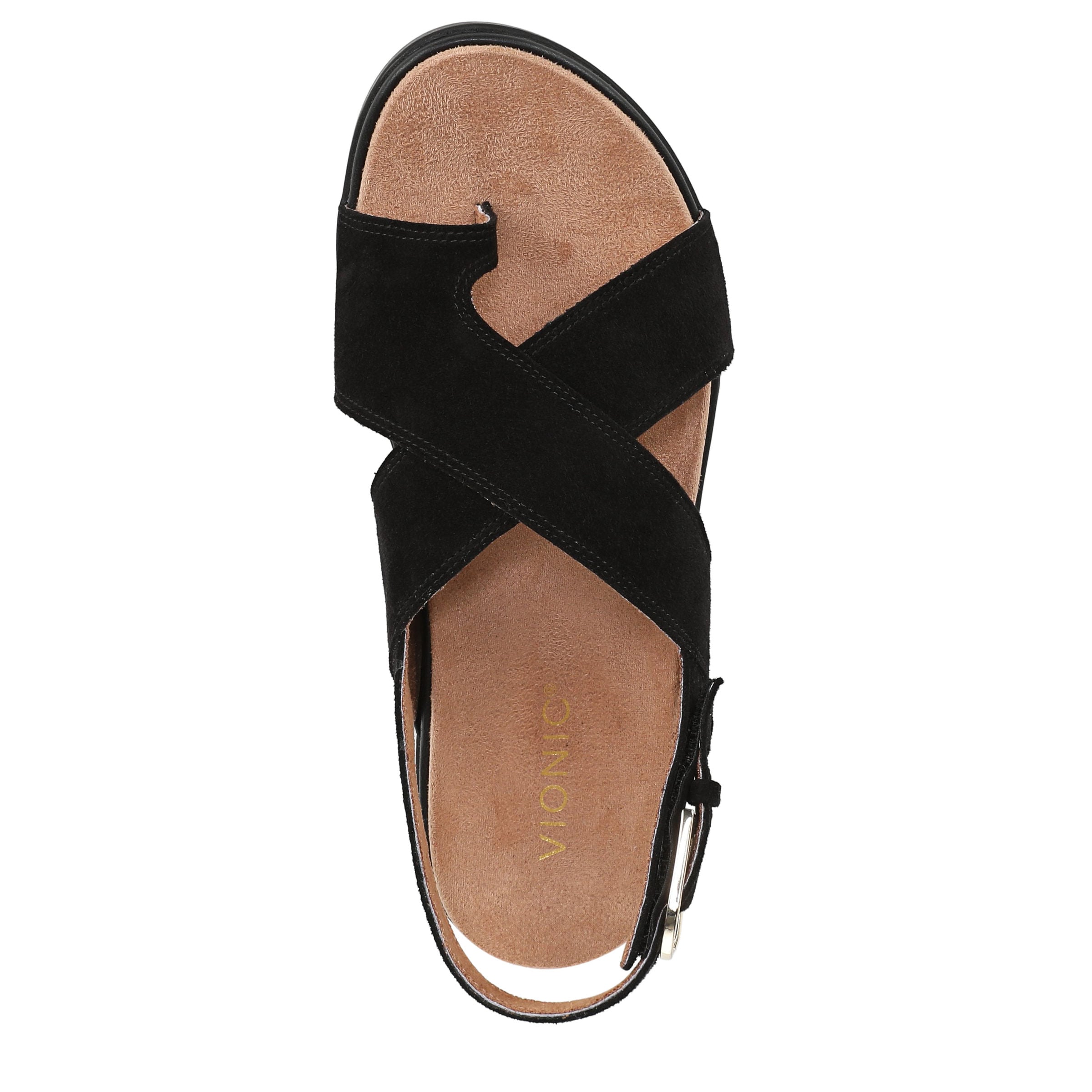 Vionic K1812L3002 - Black Suede - Top View
