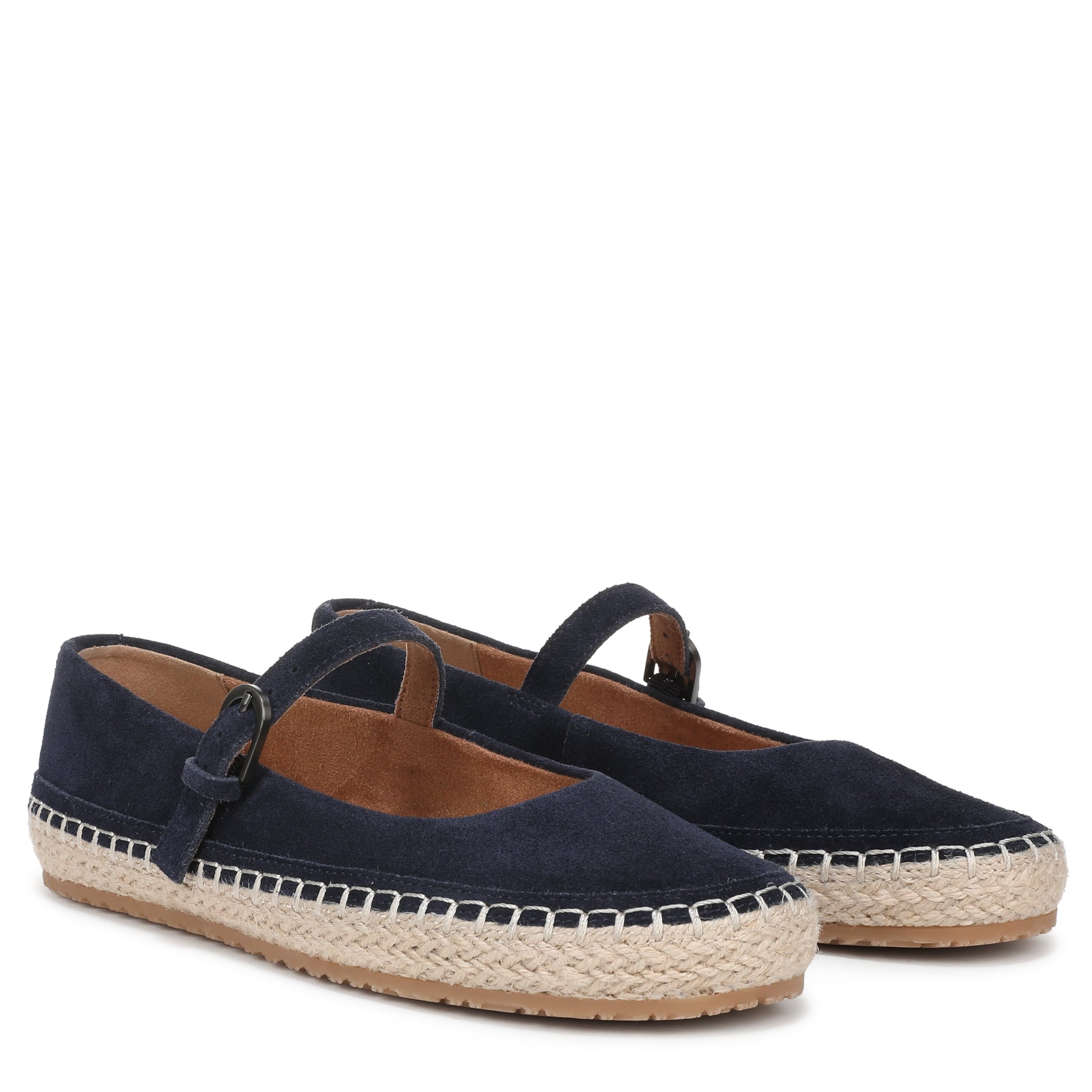 Vionic K1813L3401 - Navy Blazer Suede - Pair Front Three-Quarter View