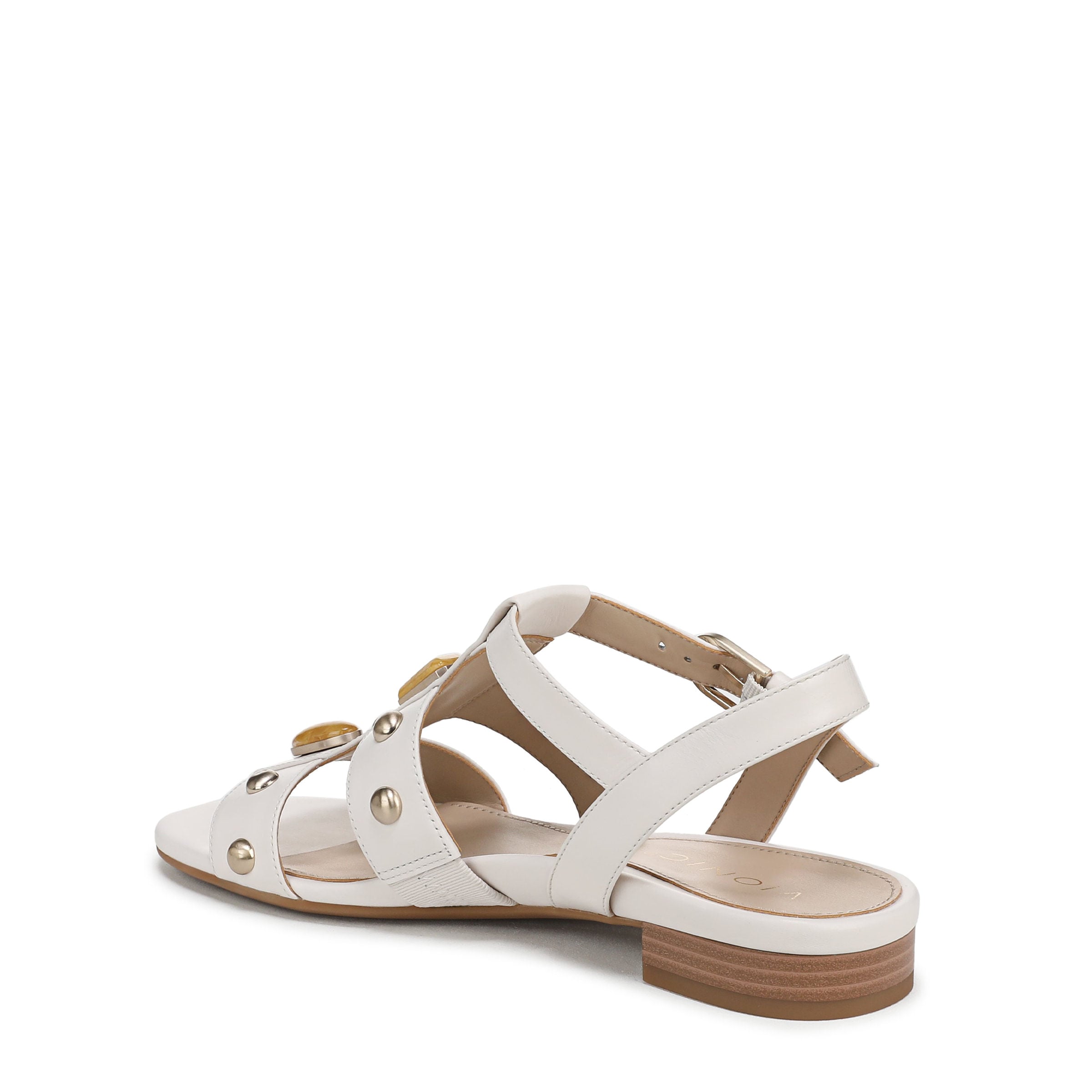 Vionic K1855L2100 - Sea Salt Leather - Rear Three-Quarter View