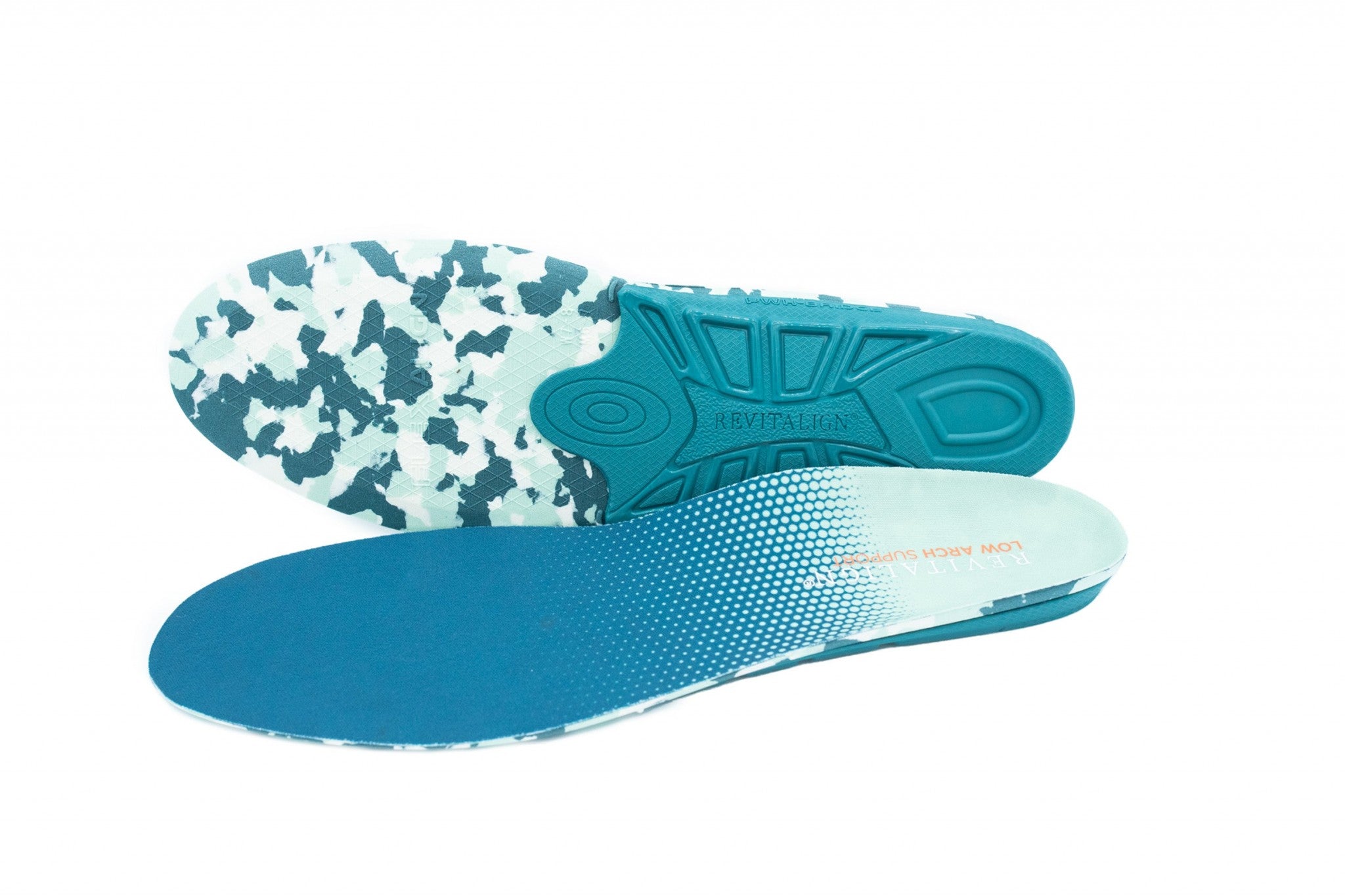 REVITALIGN Low Arch Support Cushioned Stability Women's Insoles - One Color - Product View - 1