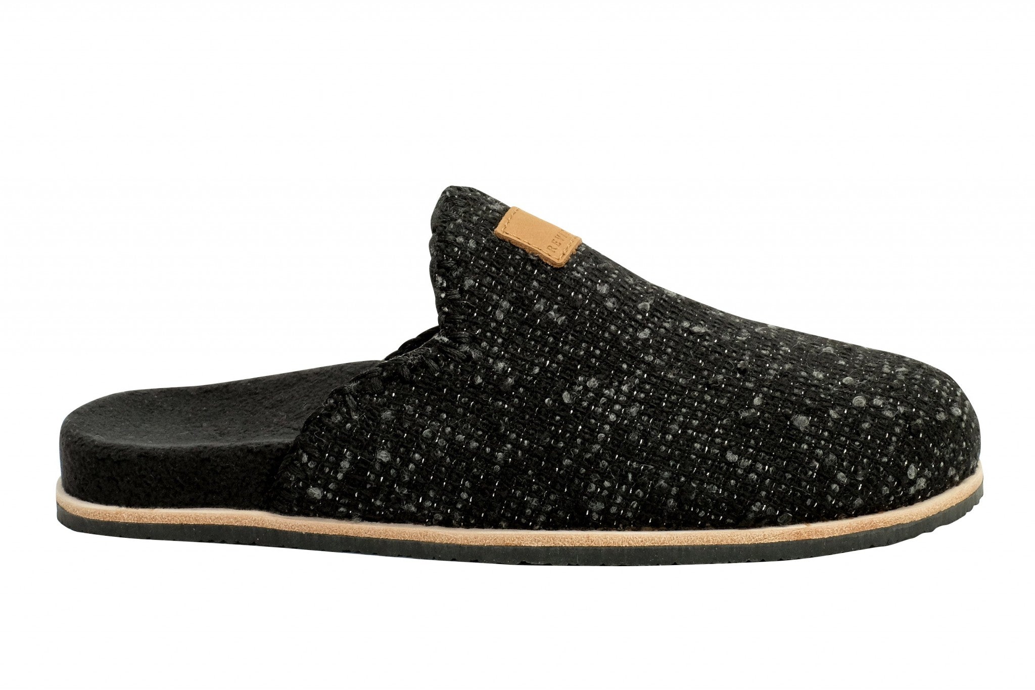 Revitalign Alder Knit Cozy Support Women's Slippers - Black - Product View - 1