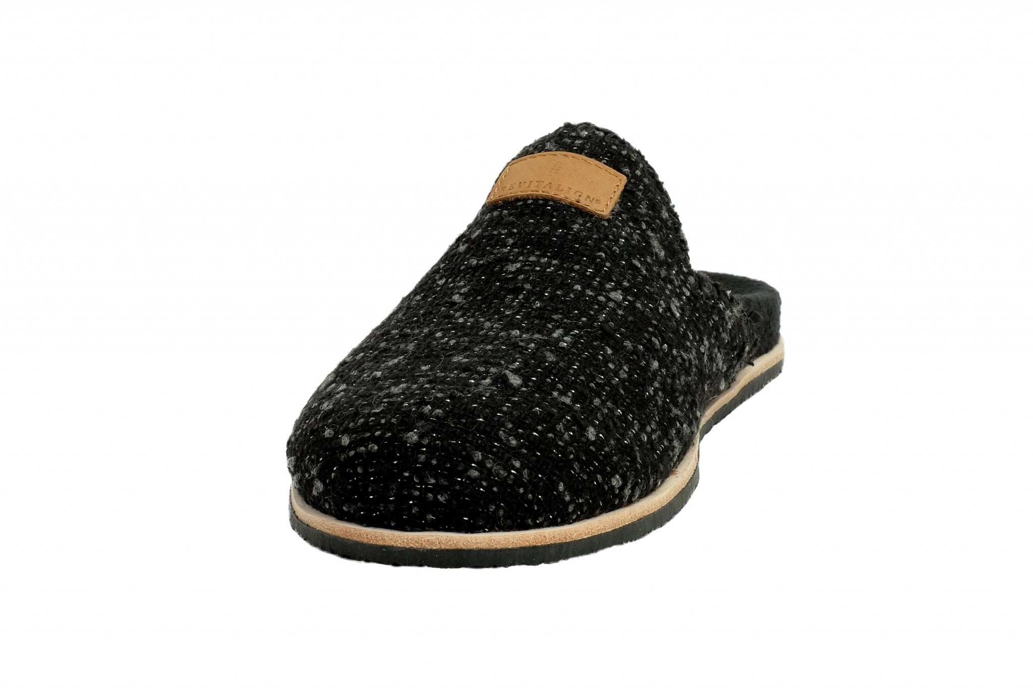 Revitalign Alder Knit Cozy Support Women's Slippers - Black - Product View - 3