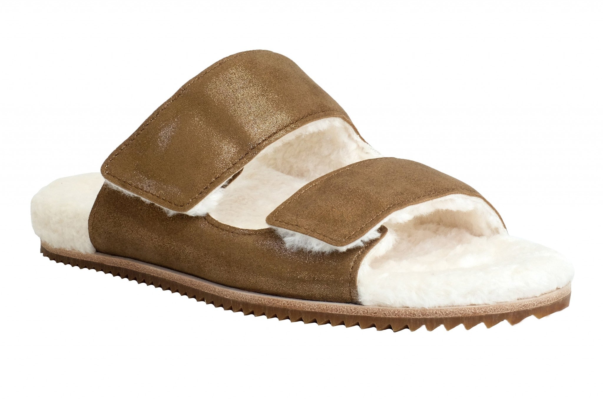 Revitalign Amelia Orthotic Comfort Slip-On Women's Slippers - Bison - Product View - 2
