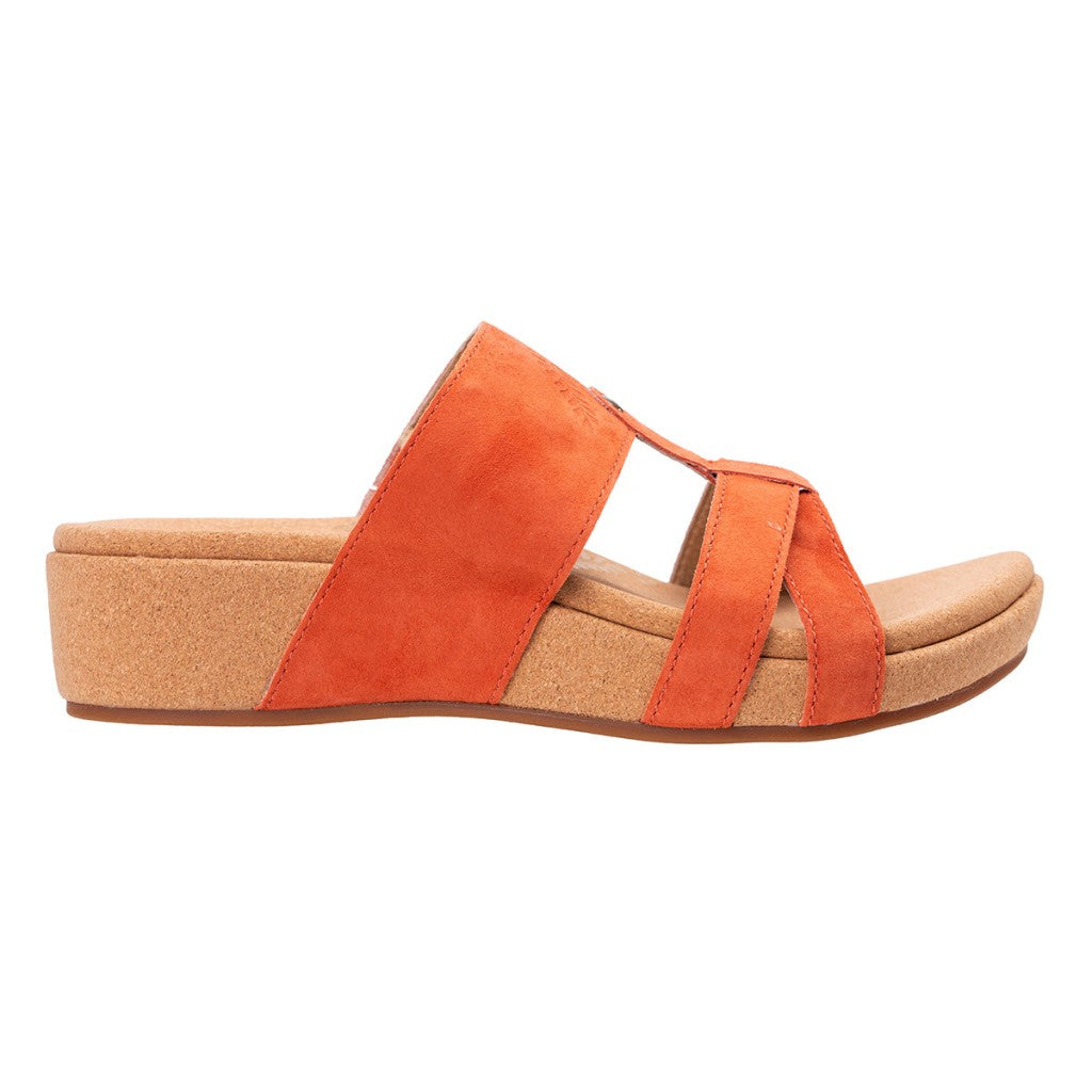 Revitalign Andover Baja Wedge Orthotic Comfort & Support Women's Sandals - Rooibos Tea - Product View - 1