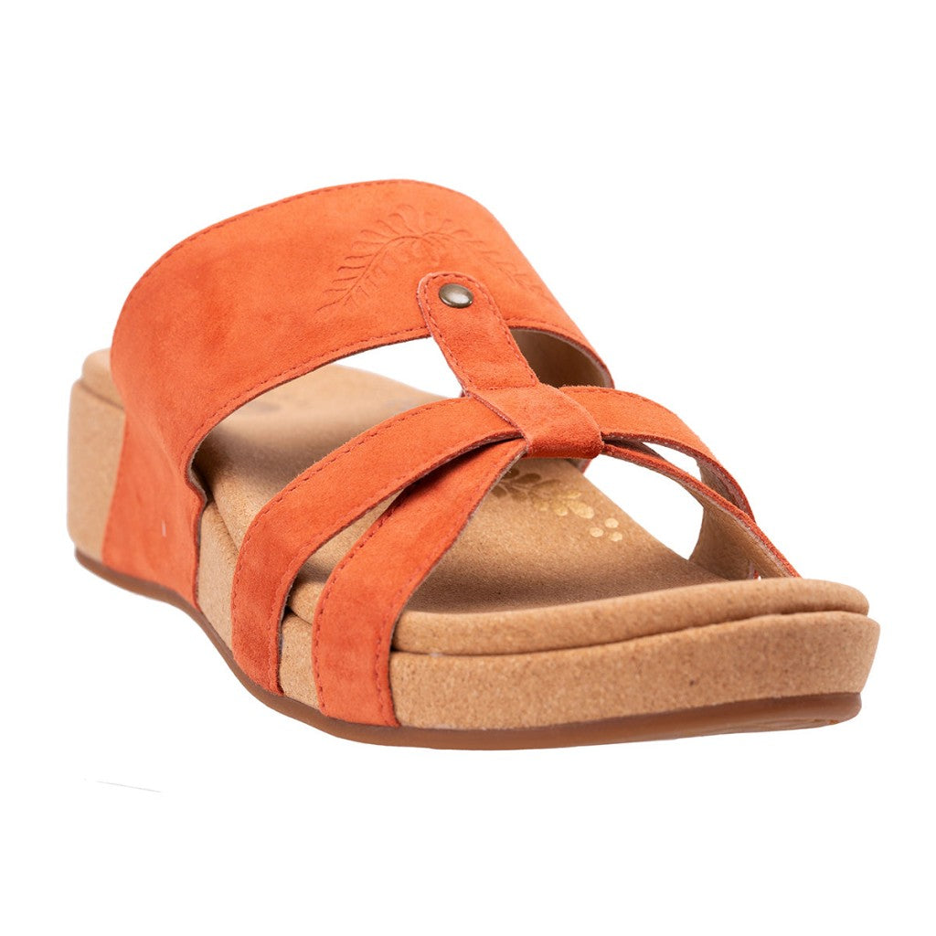 Revitalign Andover Baja Wedge Orthotic Comfort & Support Women's Sandals - Rooibos Tea - Product View - 2