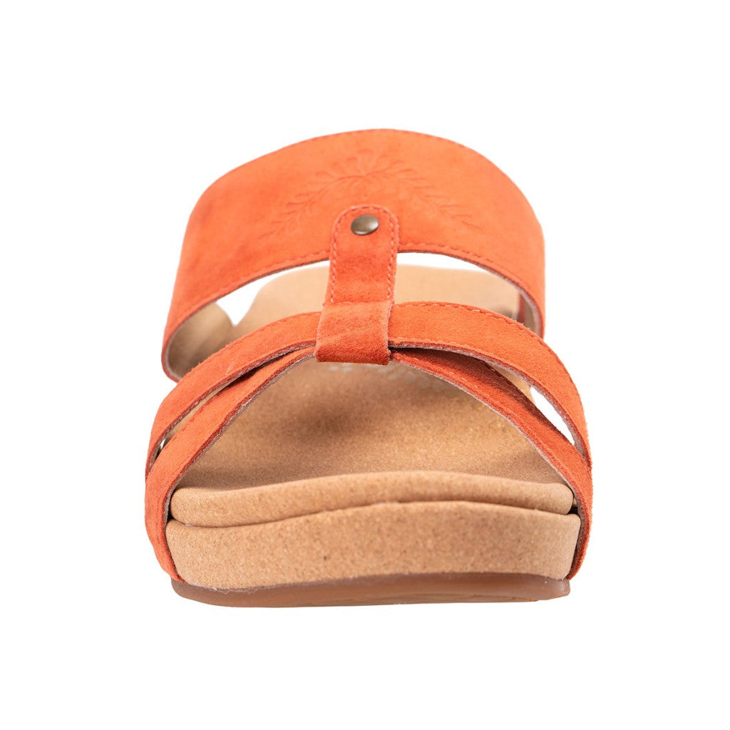 Revitalign Andover Baja Wedge Orthotic Comfort & Support Women's Sandals - Rooibos Tea - Product View - 3