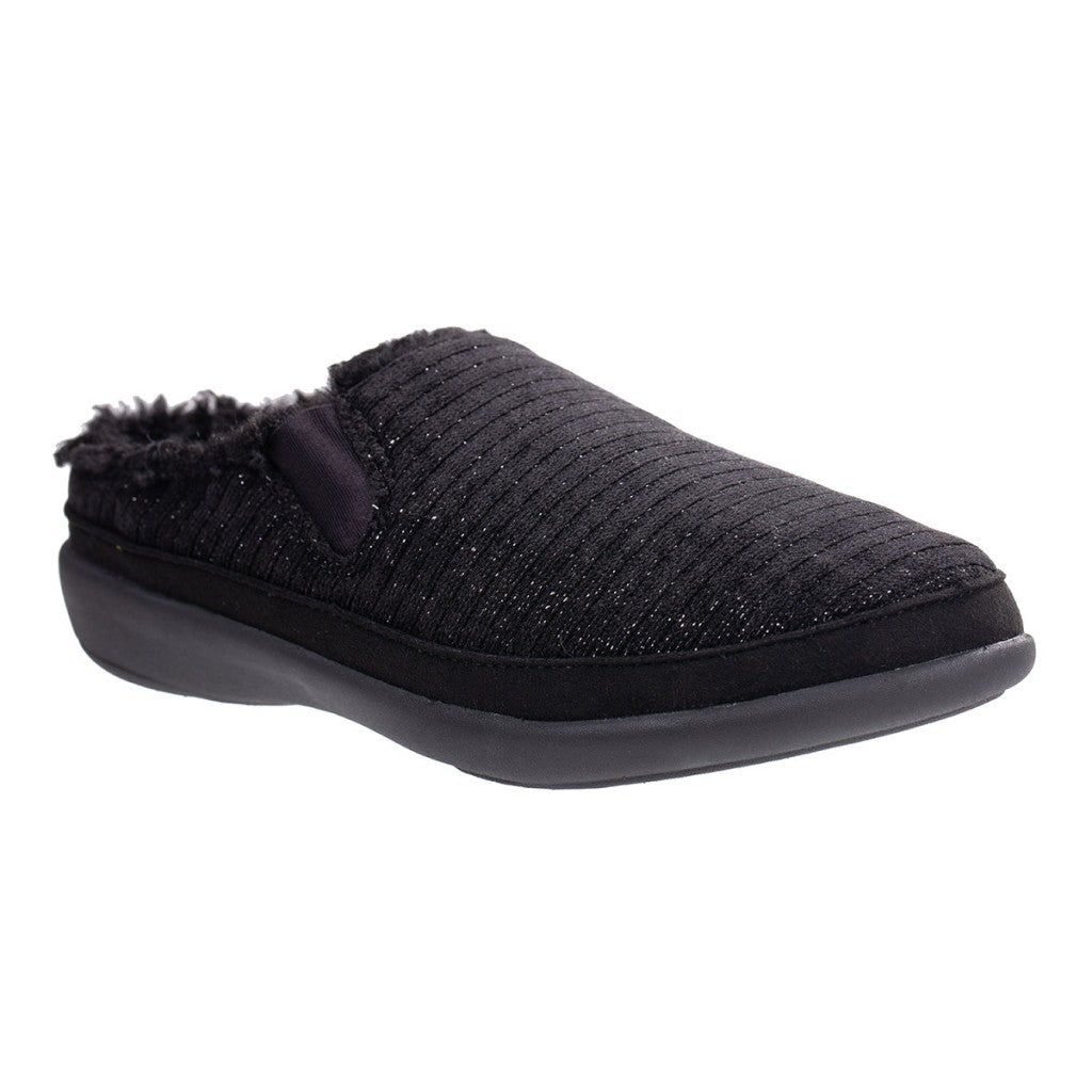 Revitalign Apres Orthotic Comfort Women's Slippers - Black - Product View - 2
